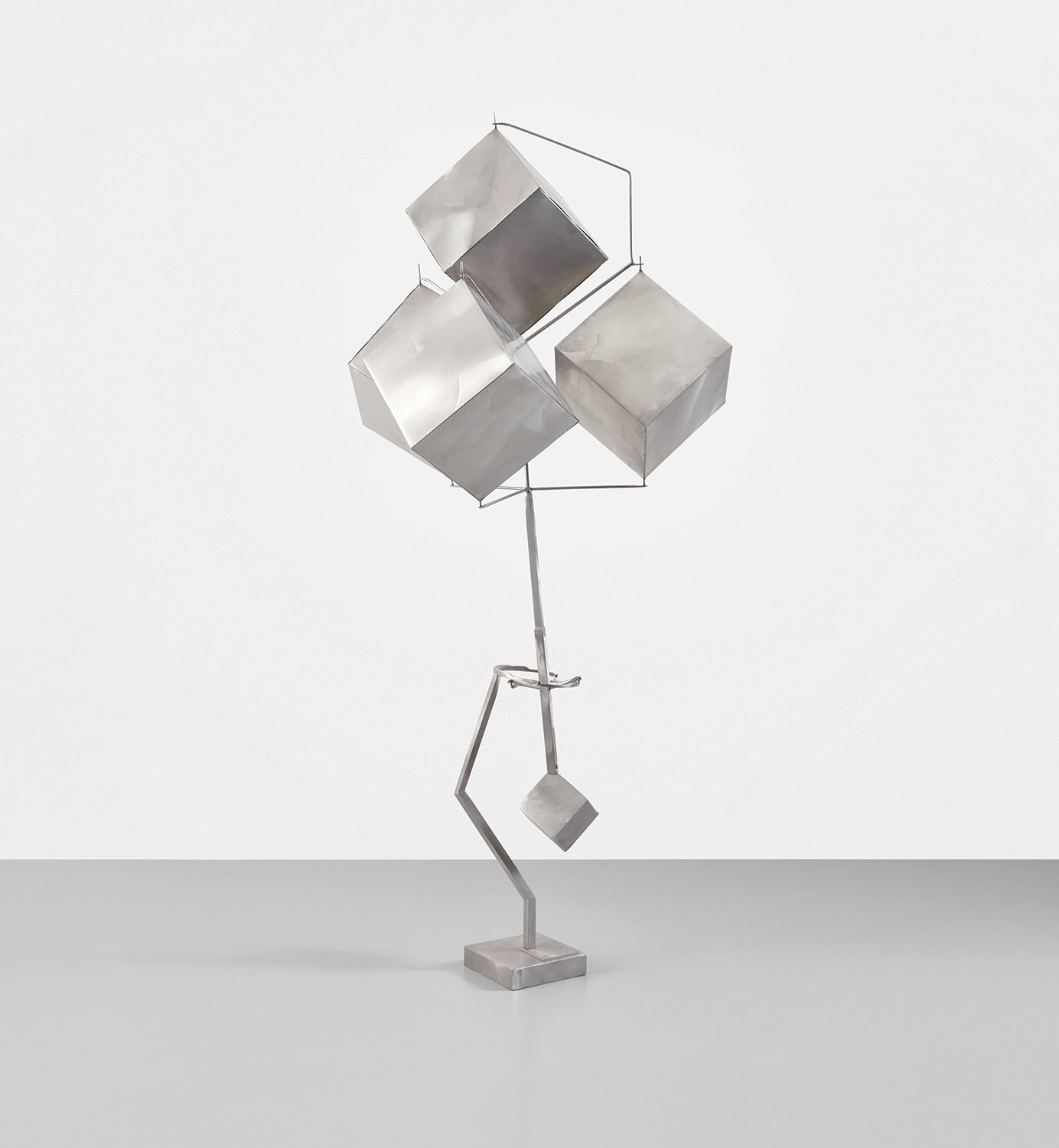 George Rickey — Four Cubes with Gimbal II