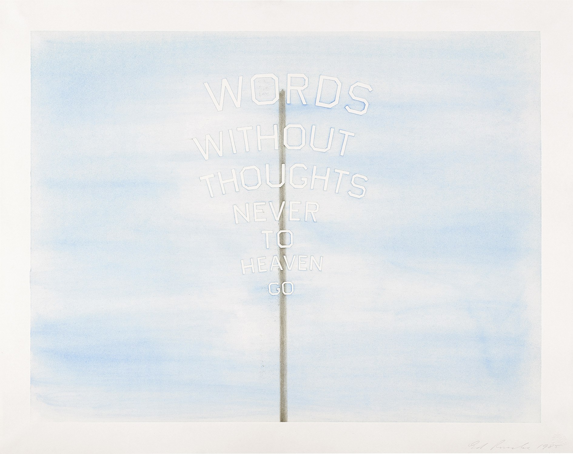 Ed Ruscha — Words #2