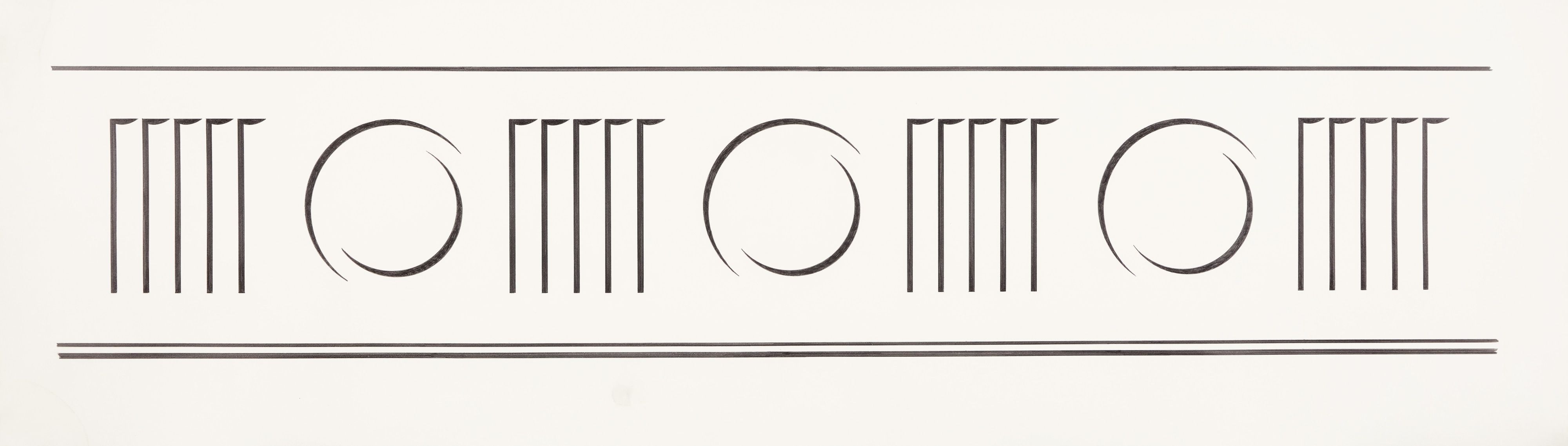 Roy Lichtenstein — Entablature #11