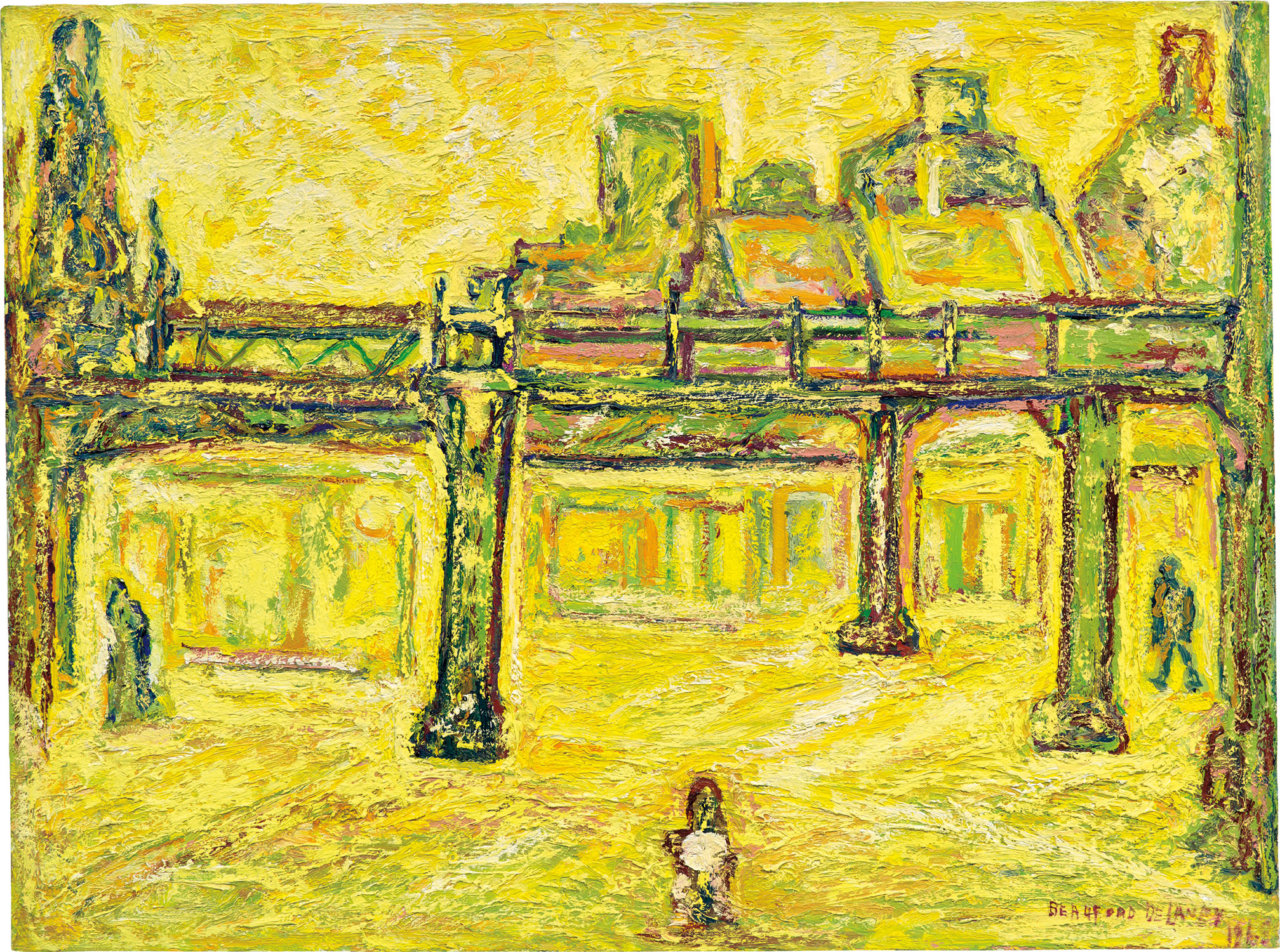 Beauford Delaney — Street Scene