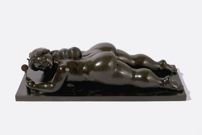 Reclining Woman with Mirror