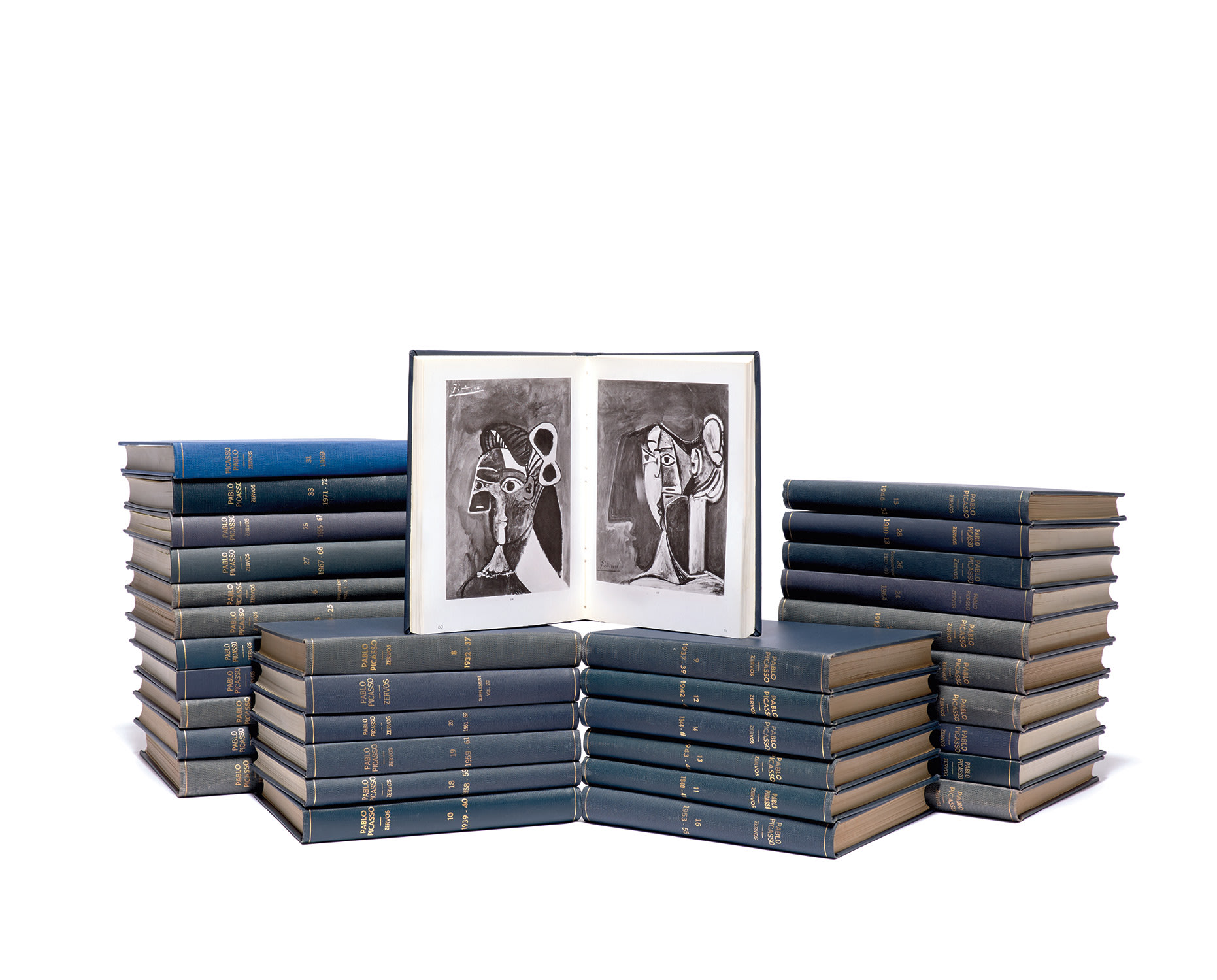 The complete set of Pablo Picasso, Catalogue Raisonné 1875-1973