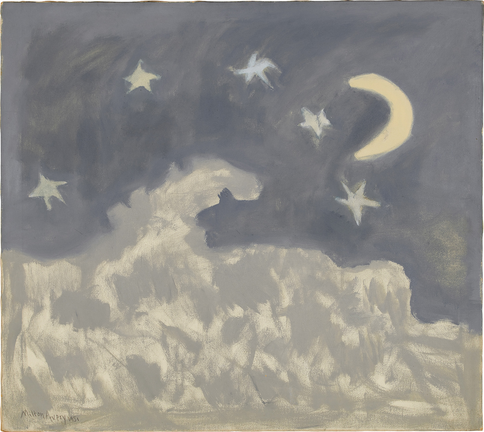 Milton Avery — Sea and Stars