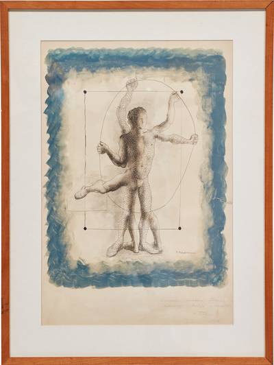 Study for a cover of the theater program for the Ballet Russes