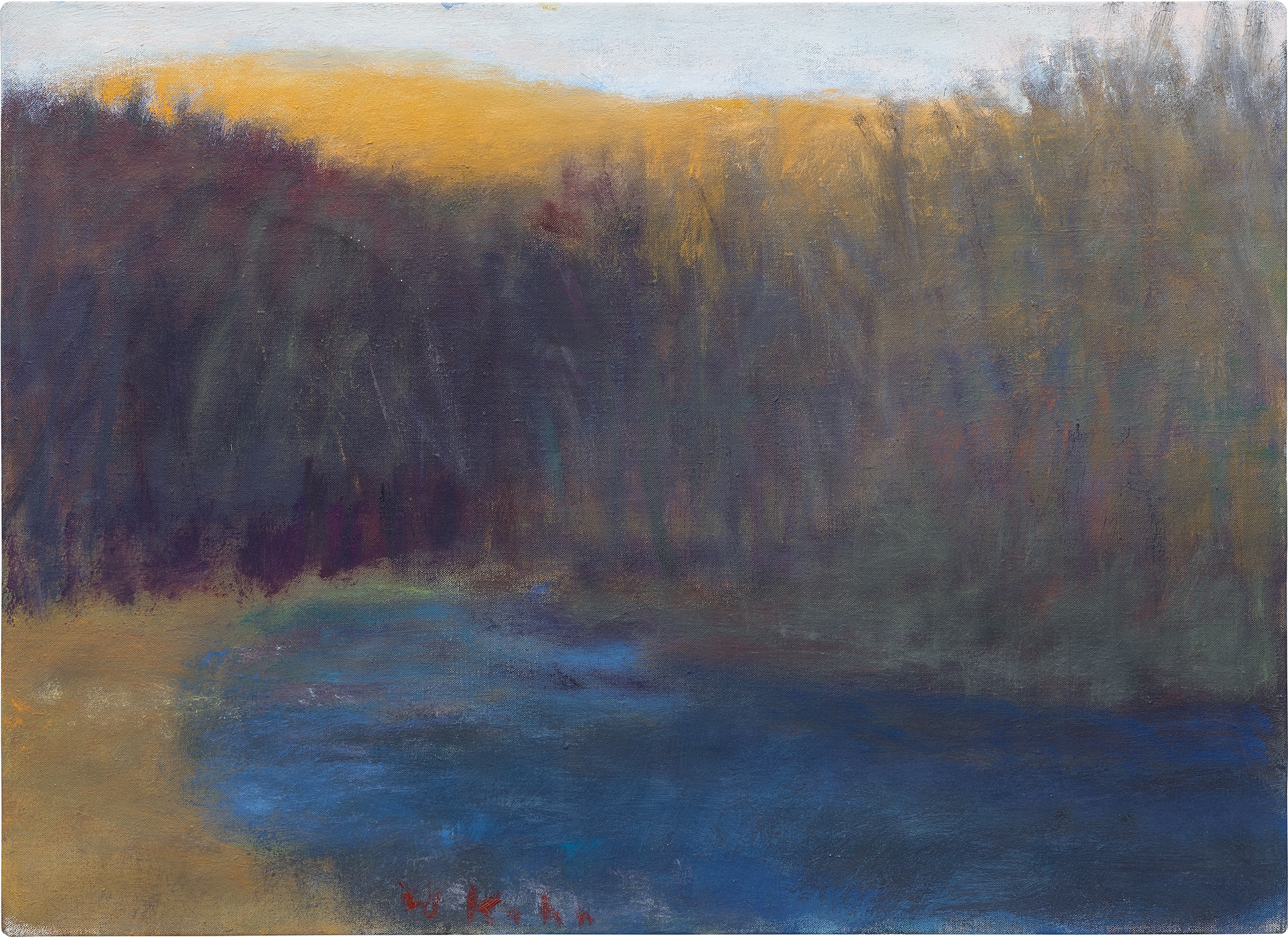 Wolf Kahn — Evening Brook