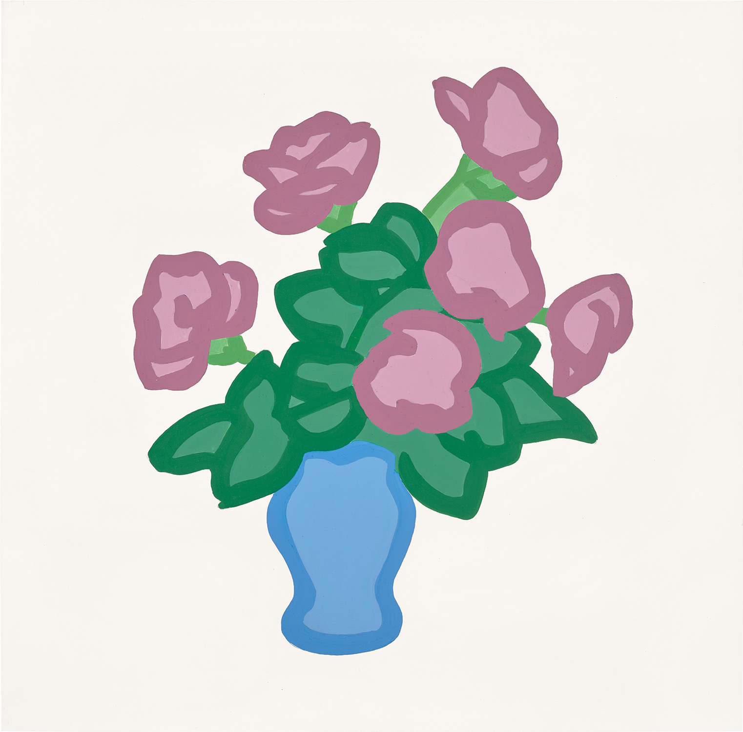Tom Wesselmann — Study for Mauve Roses