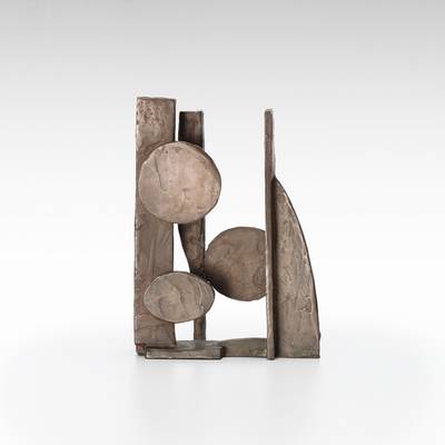 incised with the artist's signature and date "Dehner '67" lower edge