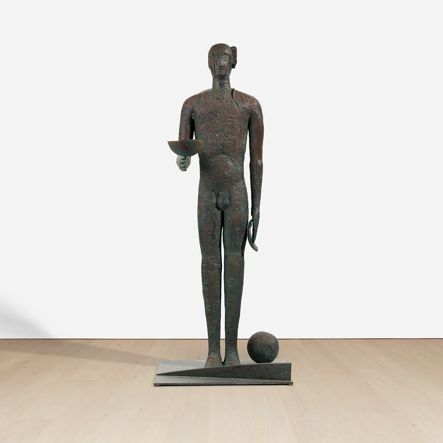 Mimmo Paladino — incised with the artist's signature, number and date "M-Paladino -2004- 1/1 di 2/4" on the base