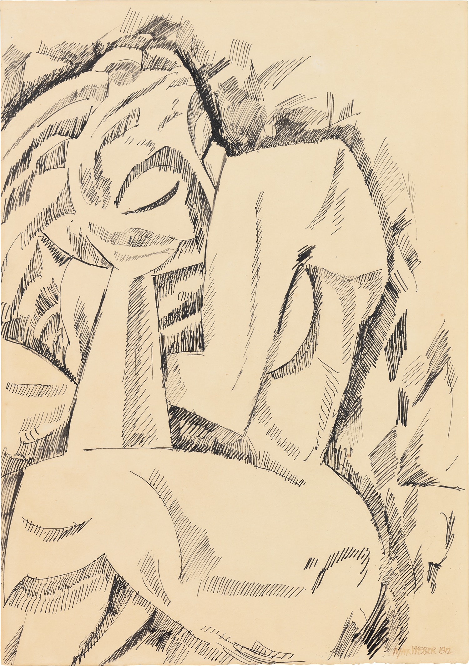 Max Weber — Seated Figure