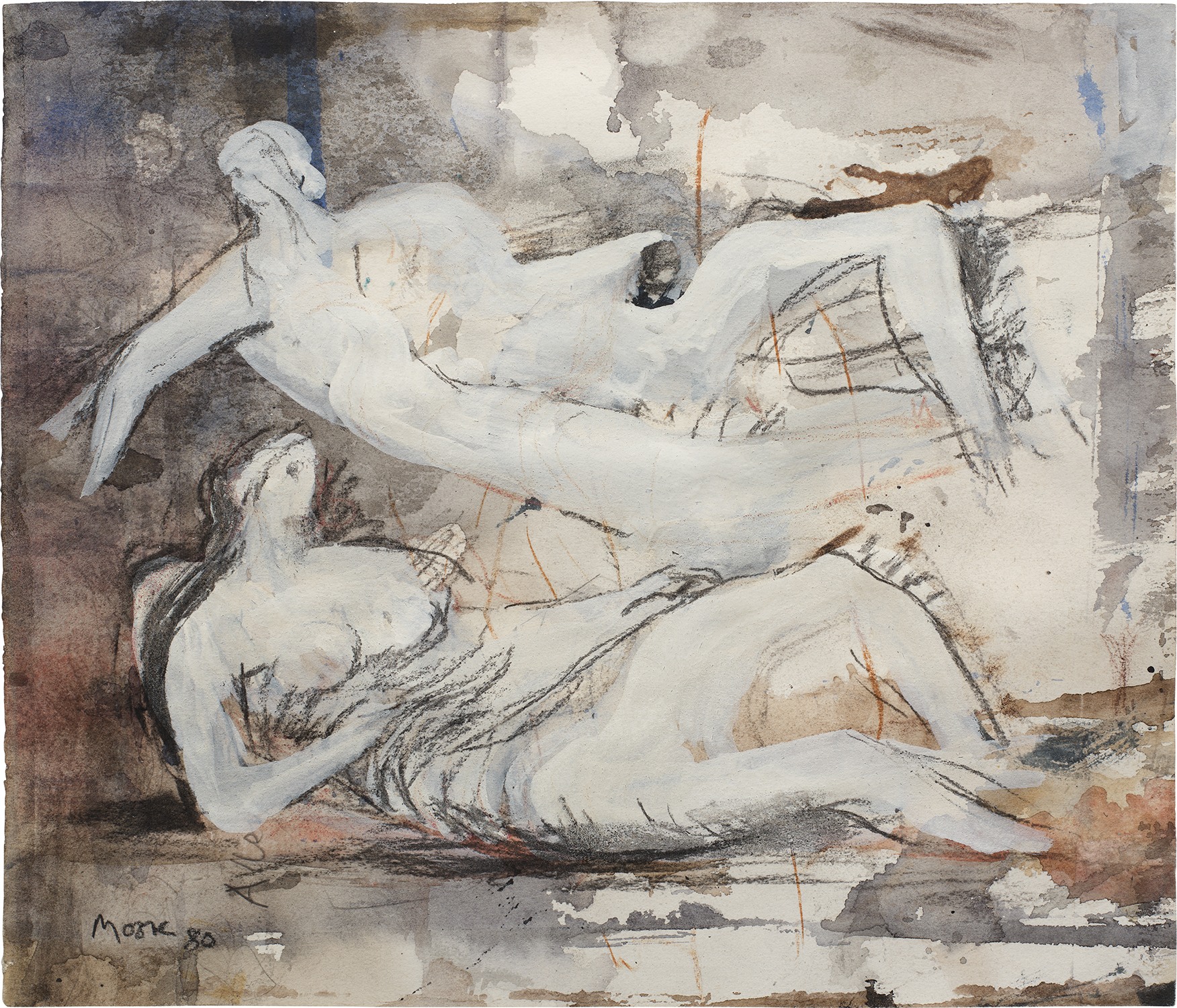 Henry Moore — Two Female Reclining Figures