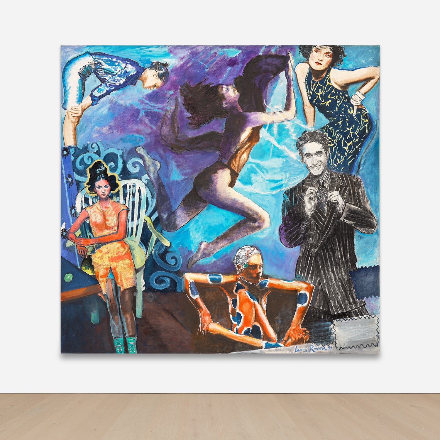 Larry Rivers — Blue Hue