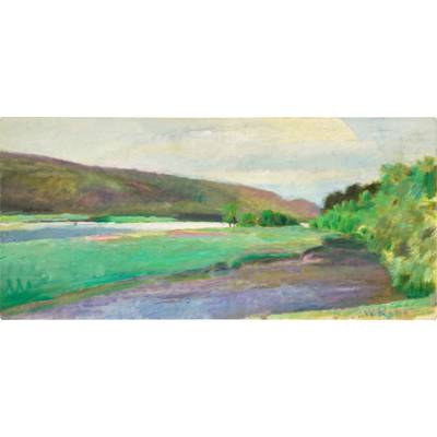 Long Connecticut River Painting