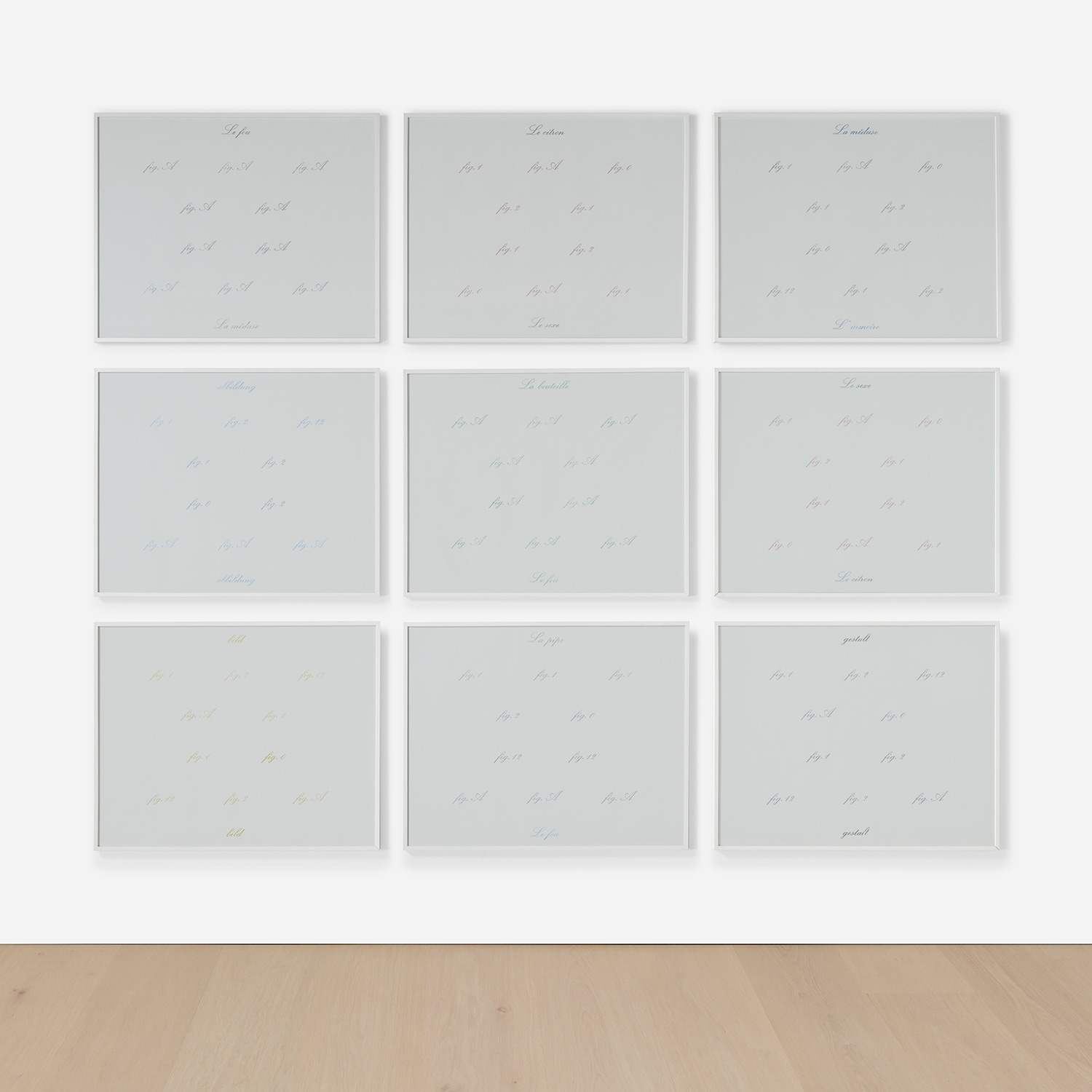 Marcel Broodthaers — Figures