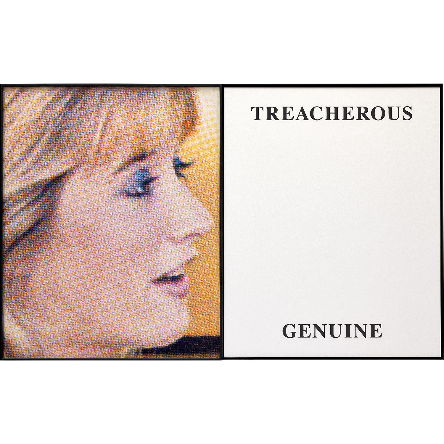 John Baldessari — Prima Facie (Third State): Treacherous/Genuine