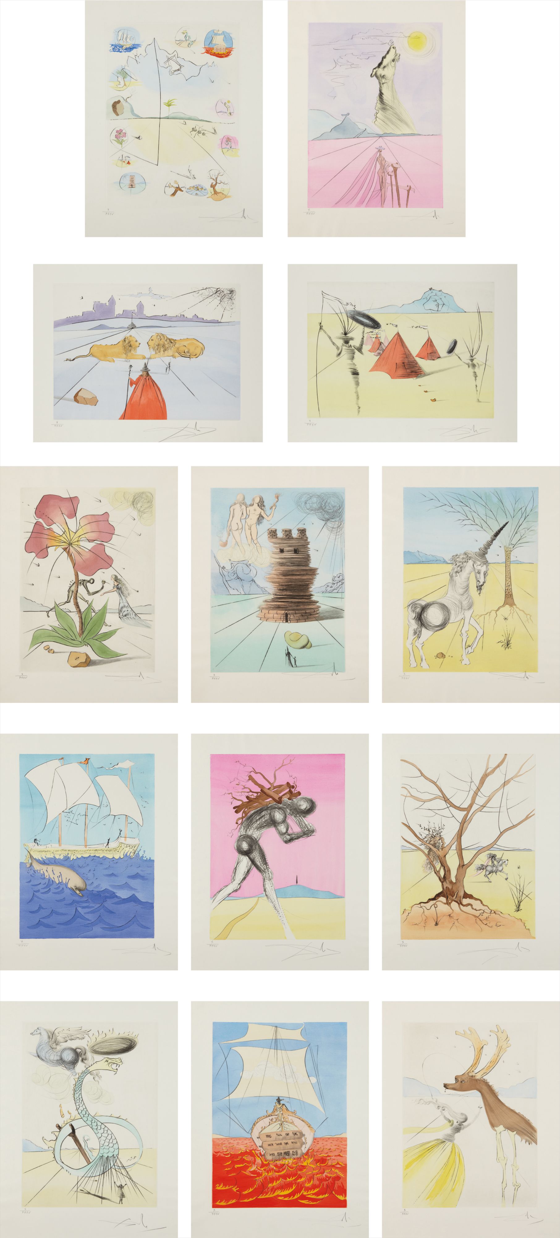 Salvador Dalí — The Twelve Tribes of Israel (Deluxe)