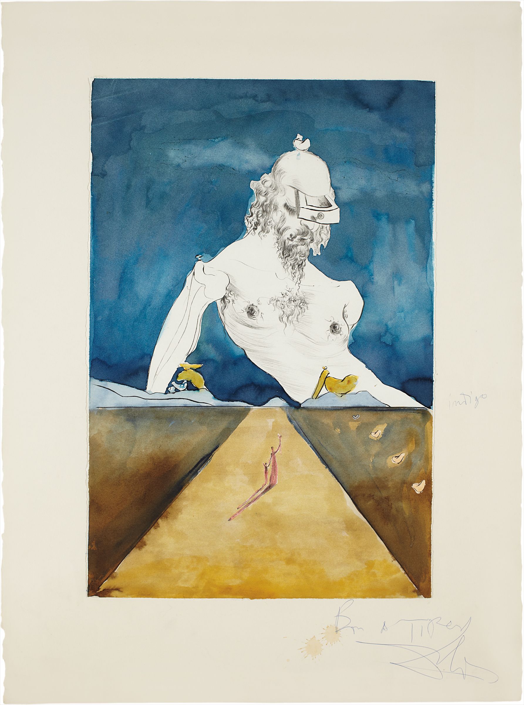 Salvador Dalí — Le colosse, for Aurélia