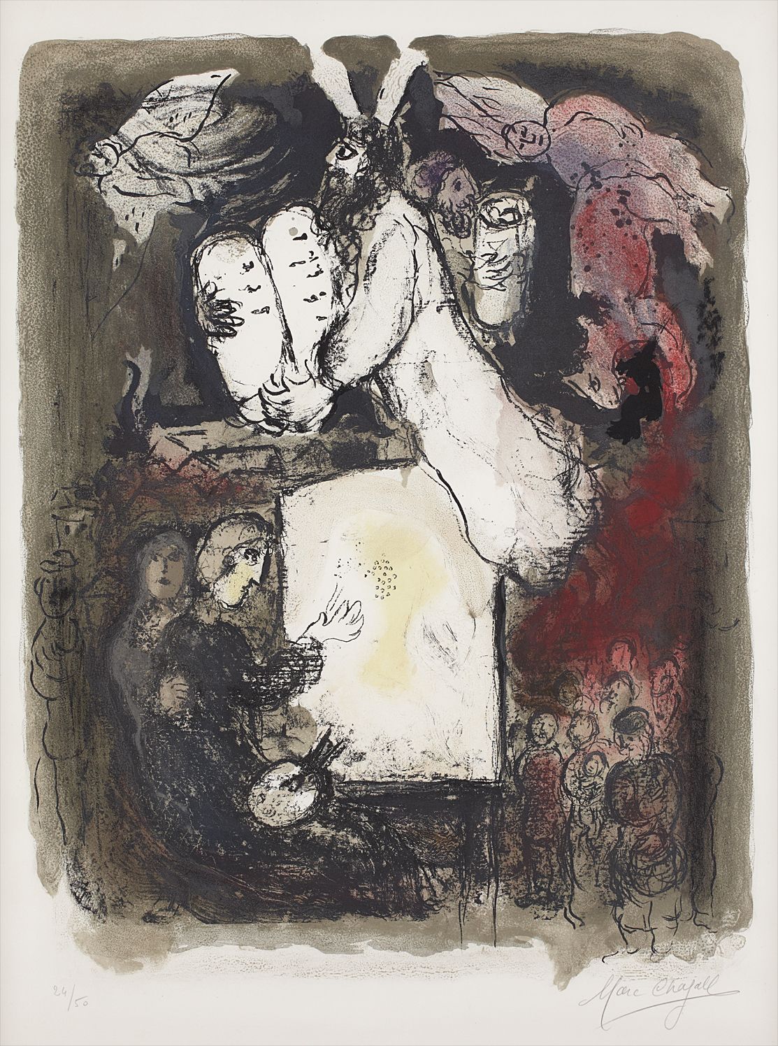 Marc Chagall — Le songe du peintre (Painter’s Dream)