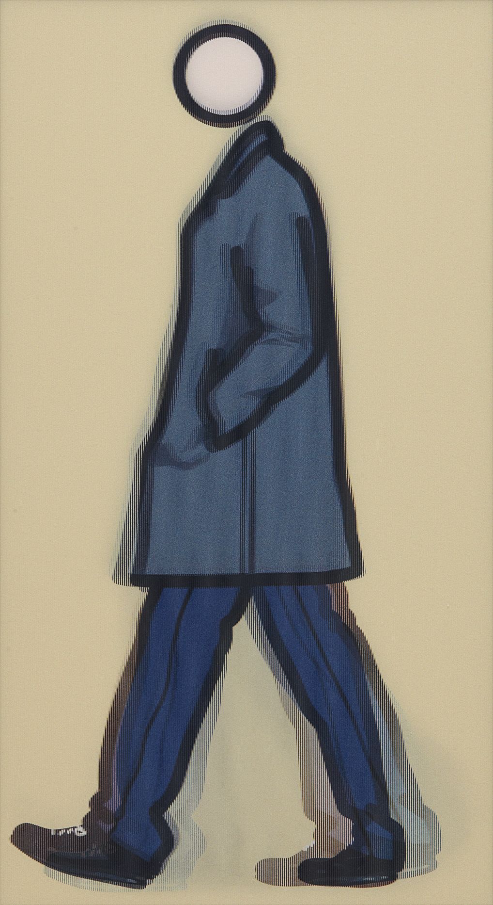 Julian Opie — Jeremy walking in coat