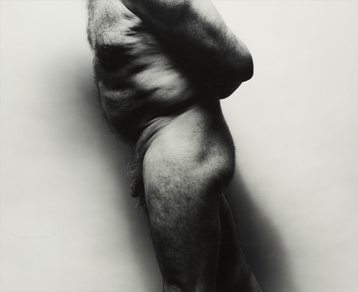 Self-Portrait (Side Torso Bent with Large Upper Arm)