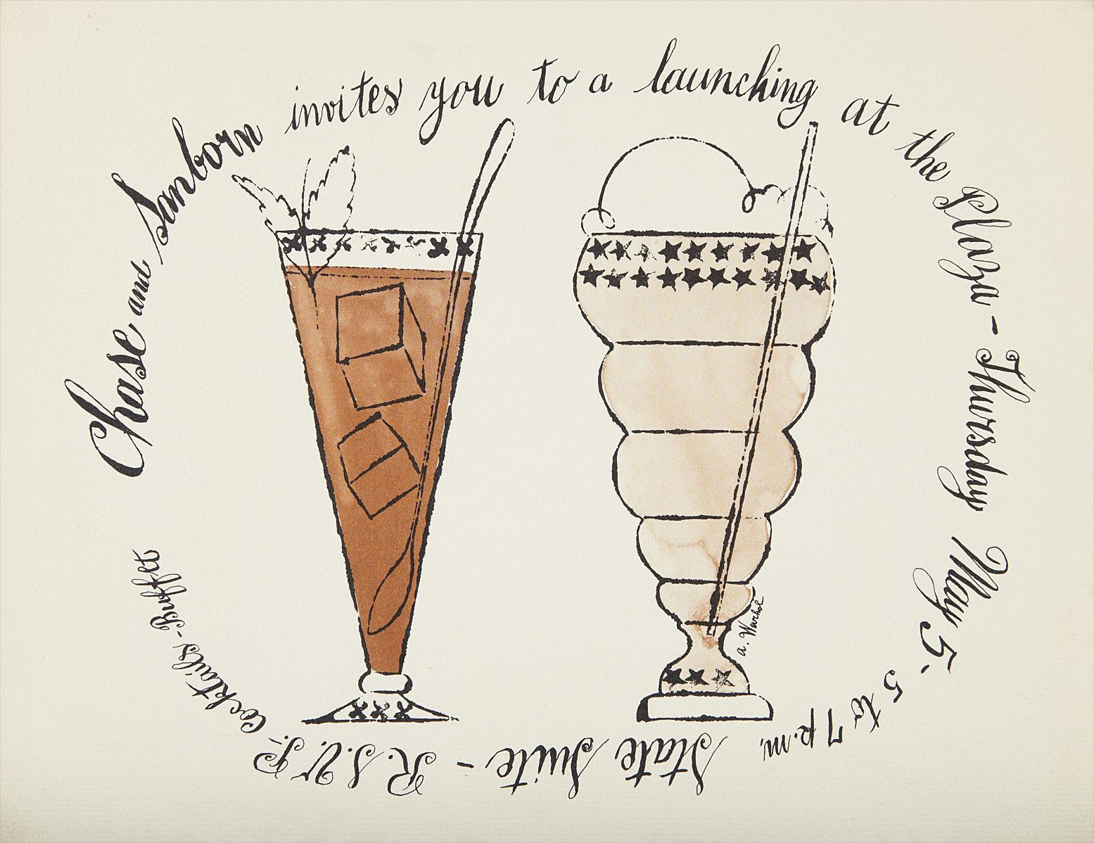 Andy Warhol — [Launching at The Plaza]