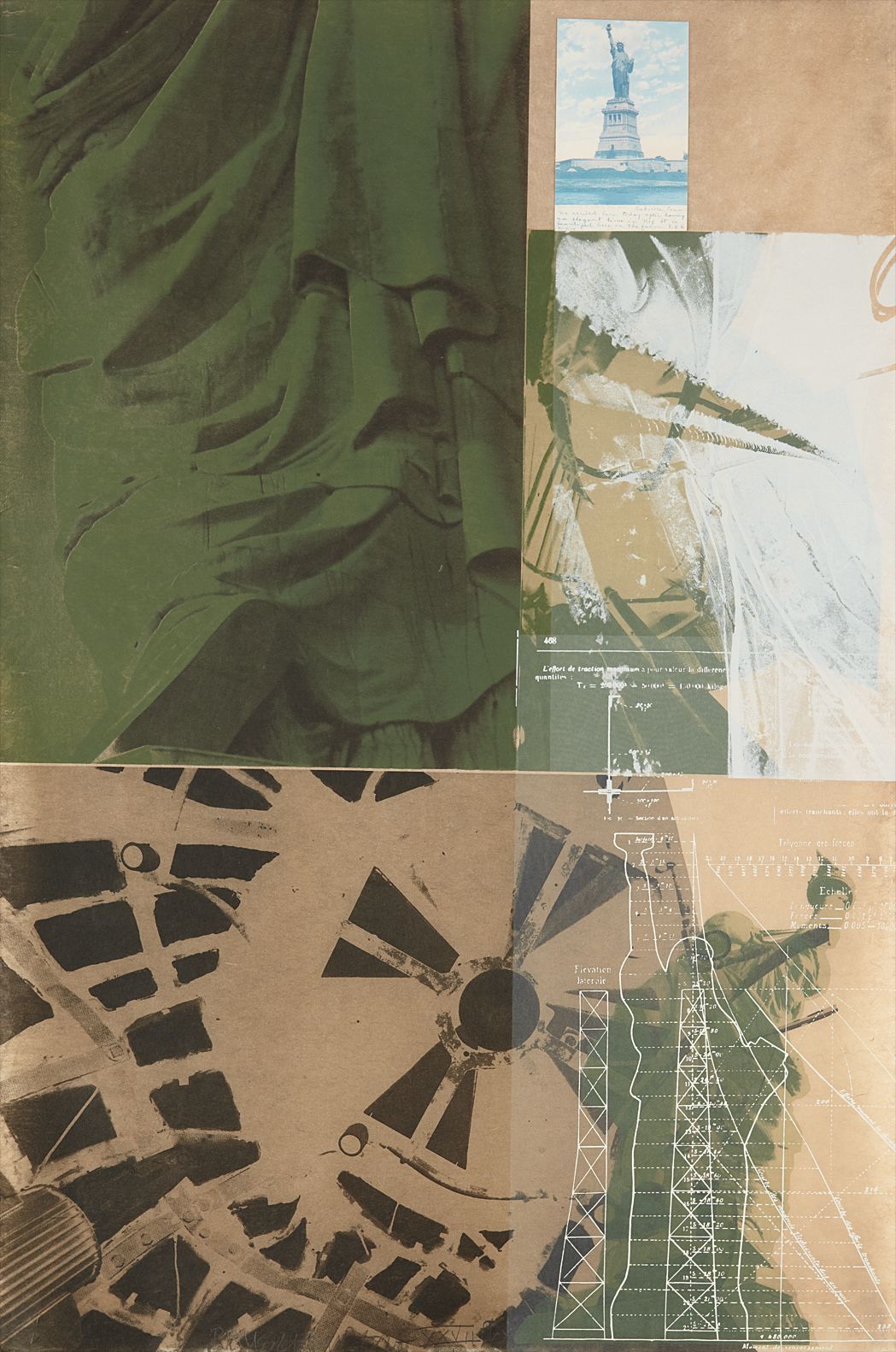 Robert Rauschenberg — Statue of Liberty, from New York, New York