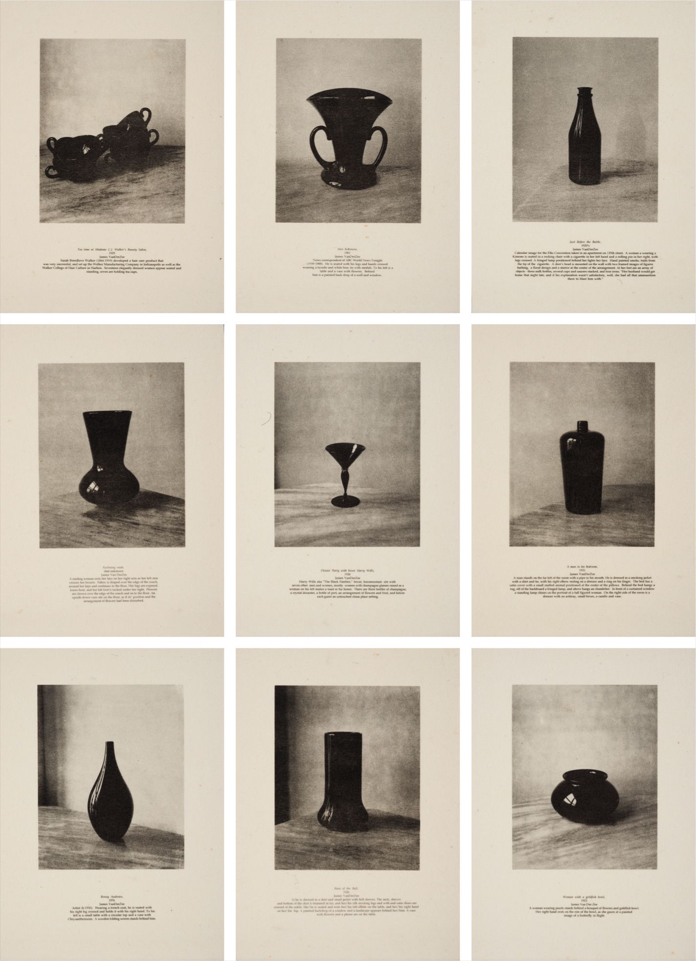 Lorna Simpson — 9 Props