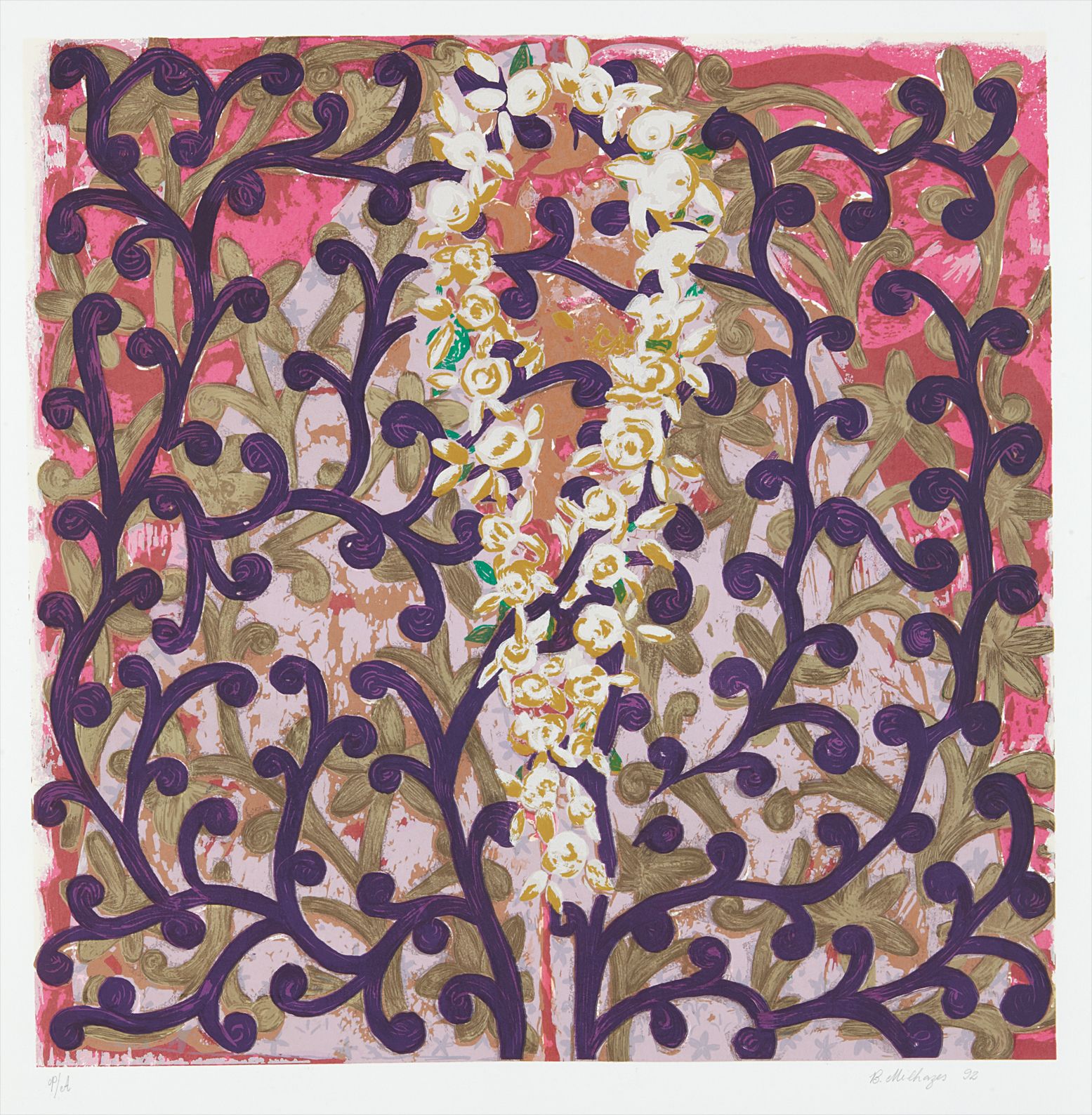 Beatríz Milhazes — Voce me olha por que? Por que voce esta me olhando? (Why Are You Looking at Me?