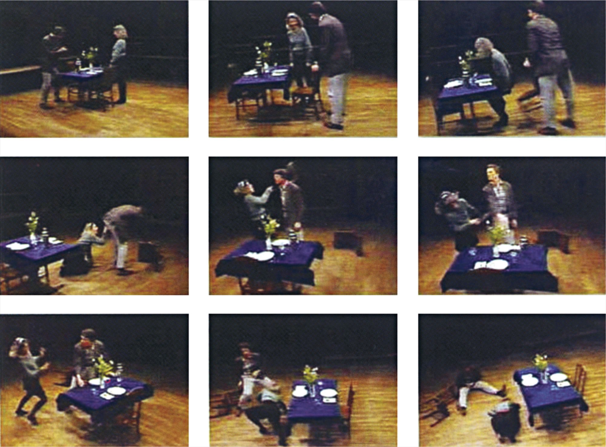 Bruce Nauman — Violent Incident—Man-Woman, Segment