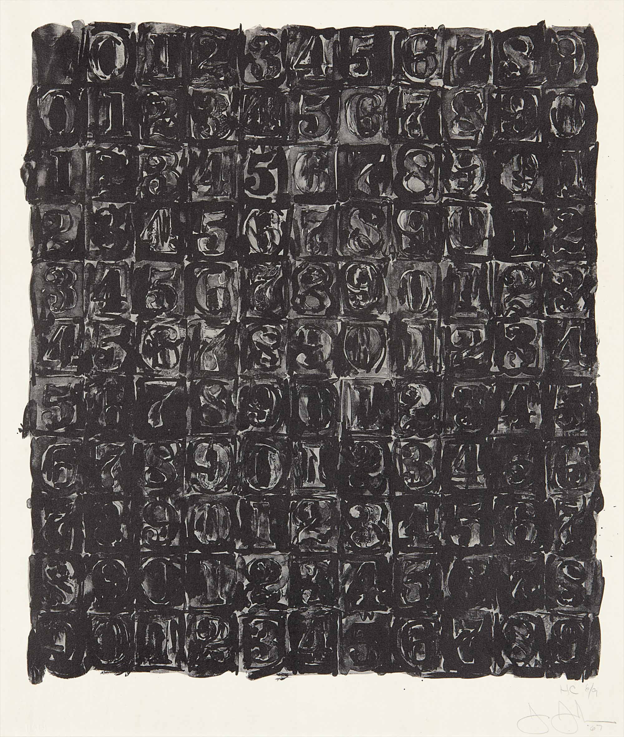 Jasper Johns — Numbers