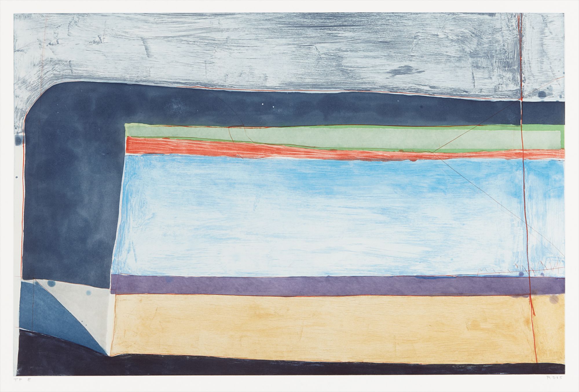 Richard Diebenkorn — Indigo Horizontal