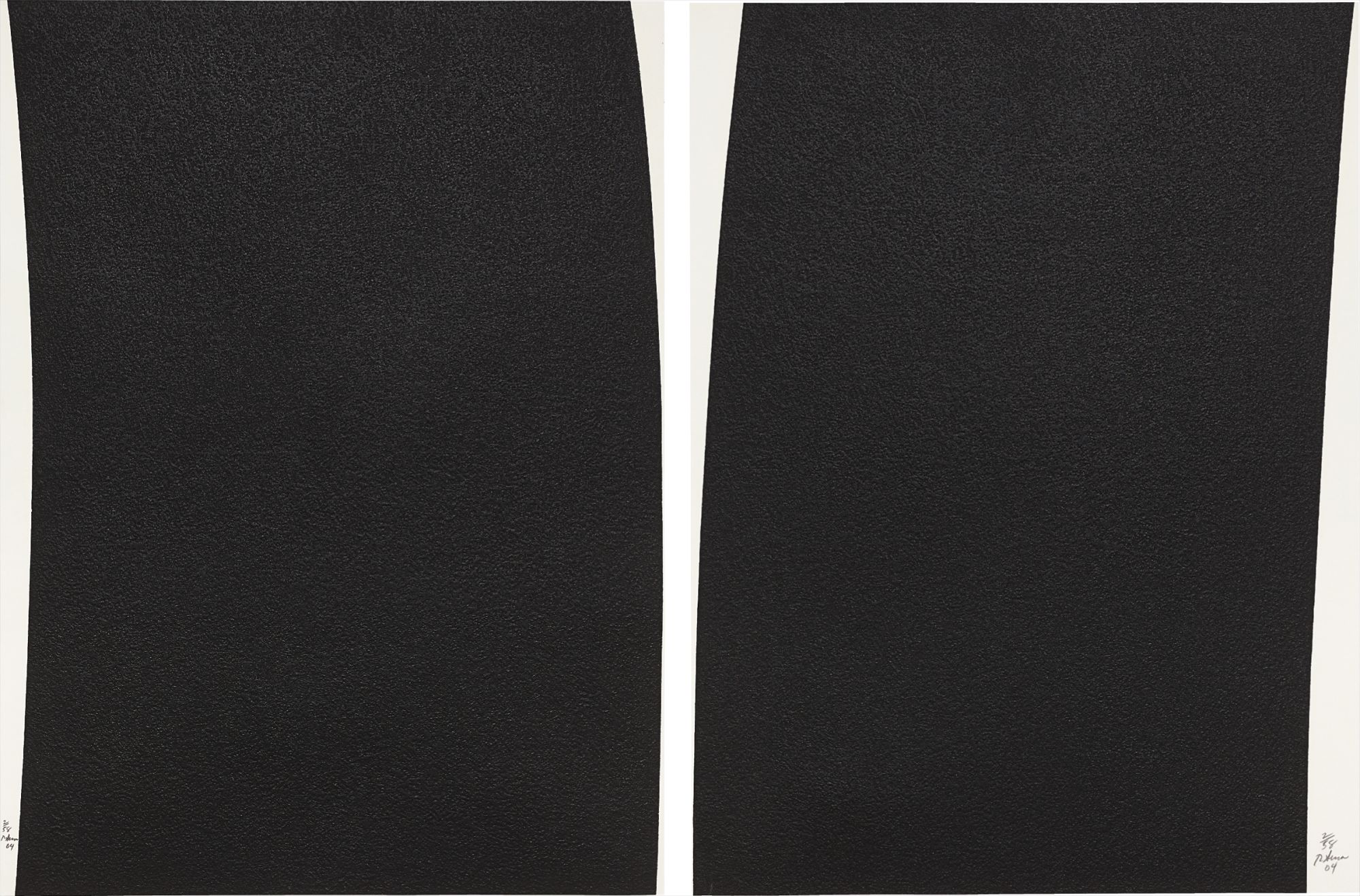 Richard Serra — Extension #1; and Extension #2