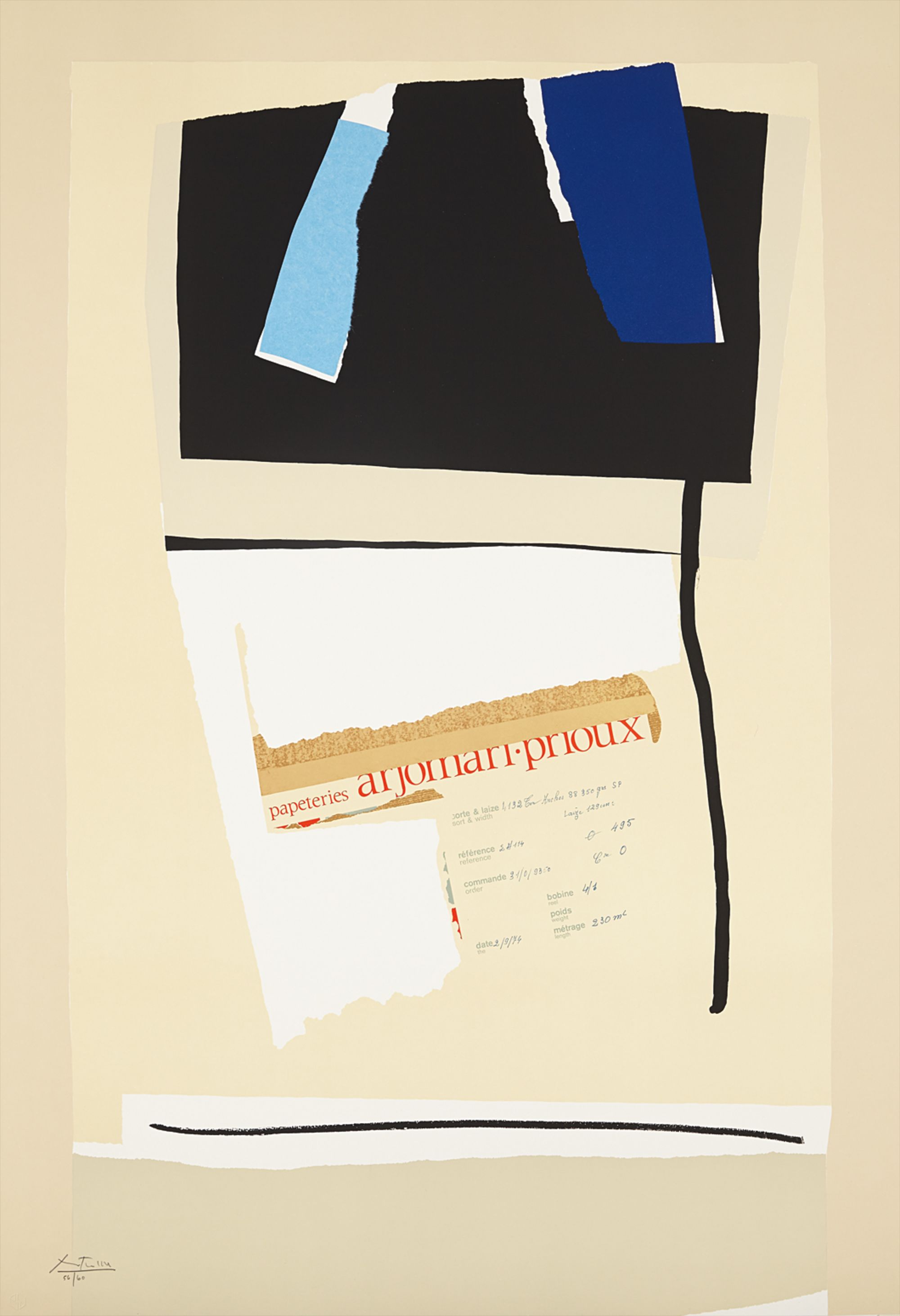 Robert Motherwell — America - La France Variations VI