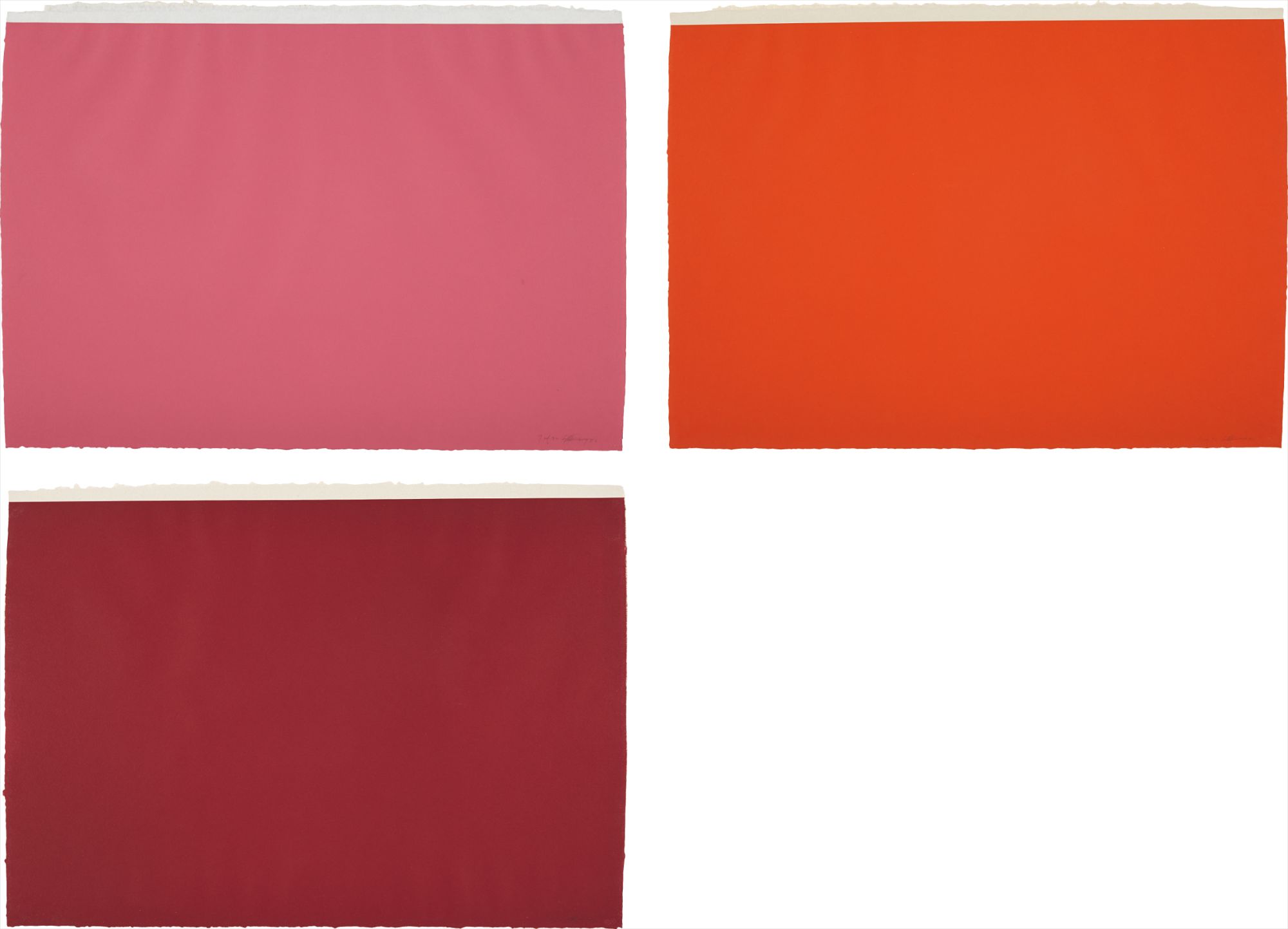 Dan Flavin — To Don Judd, Colorist: plates 1; 4; and 7