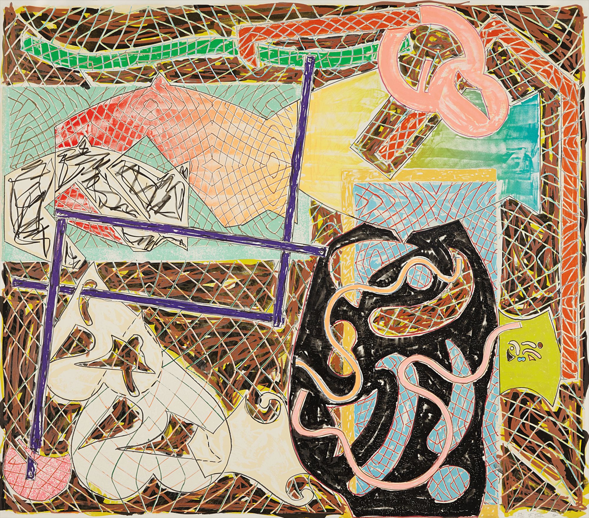 Frank Stella — Shards II, from Shards