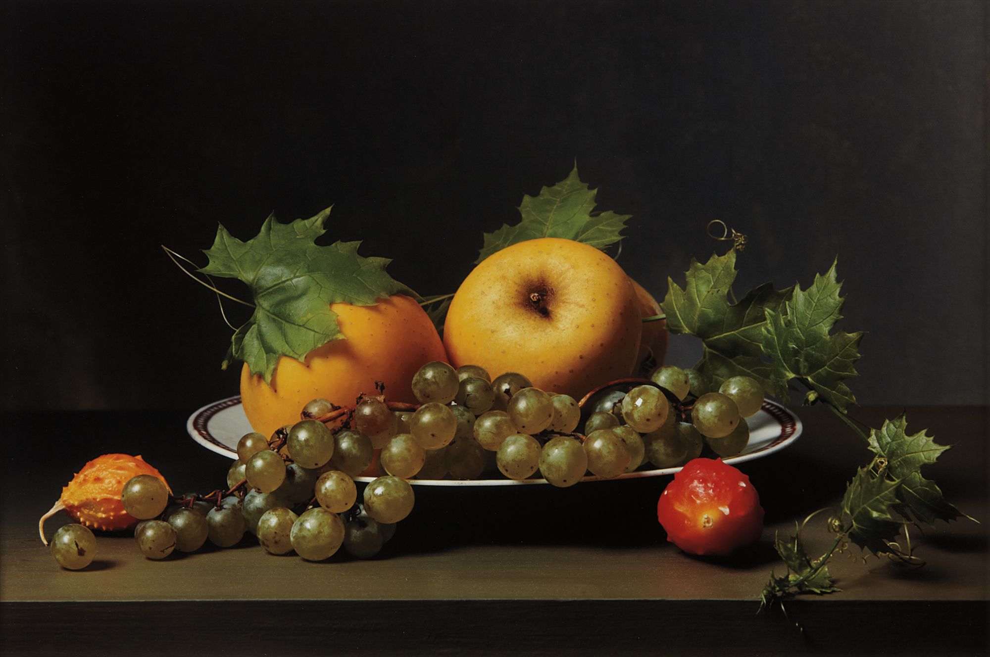 Early American, Still Life with Balsam Apples