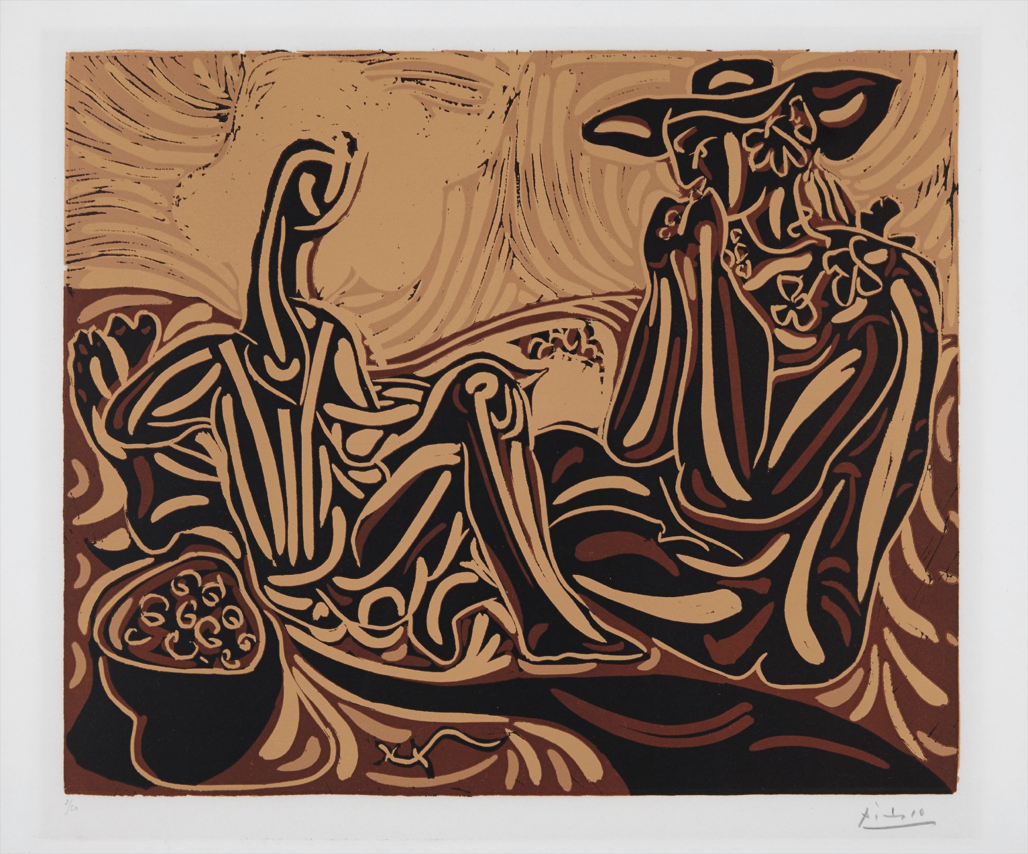 Pablo Picasso — Les Vendangeurs (The Grape Harvesters)