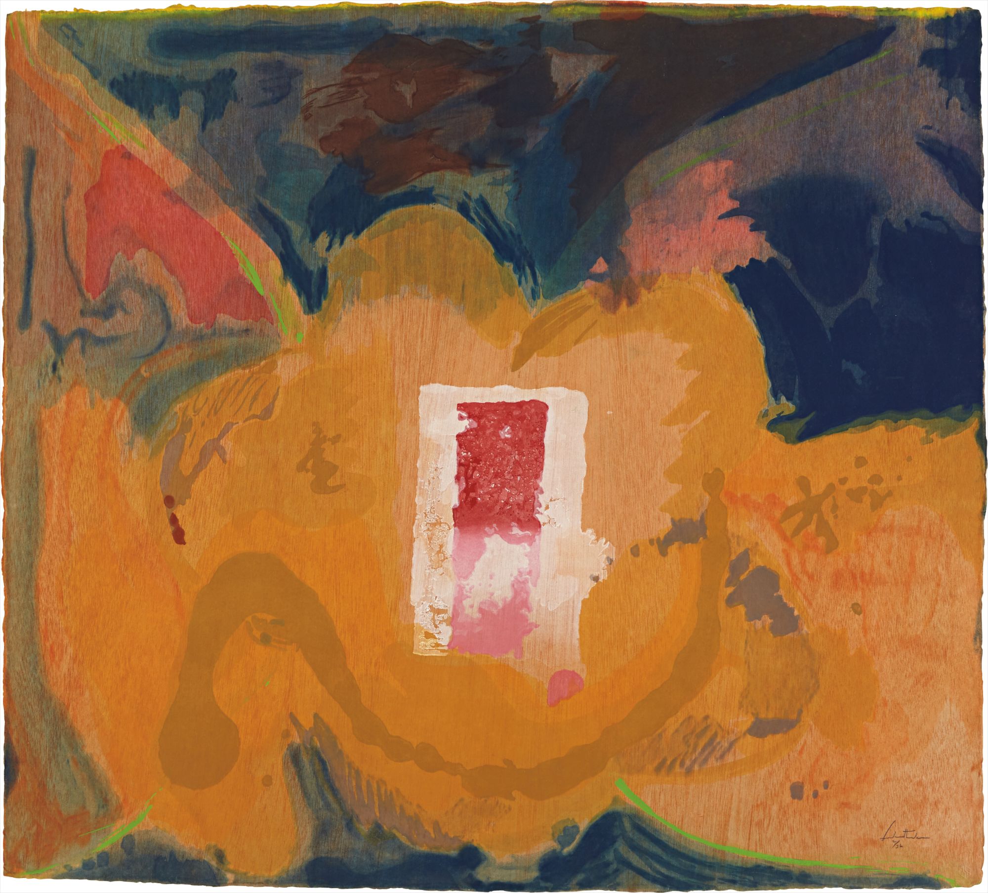 Helen Frankenthaler — Tales of Genji V, from Tales of Genji