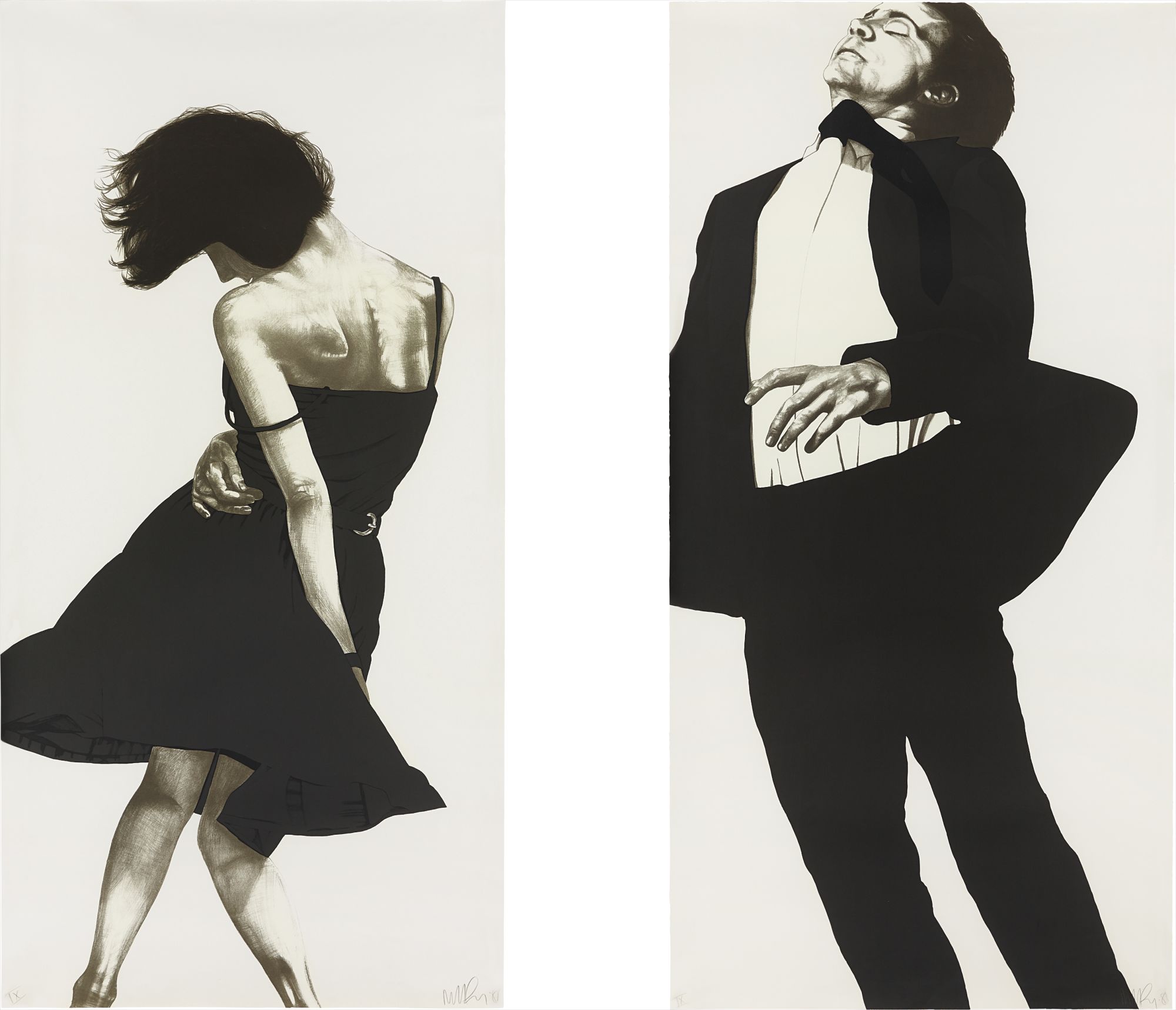 Robert Longo — Meryl and Jonathan, from Men in the Cities