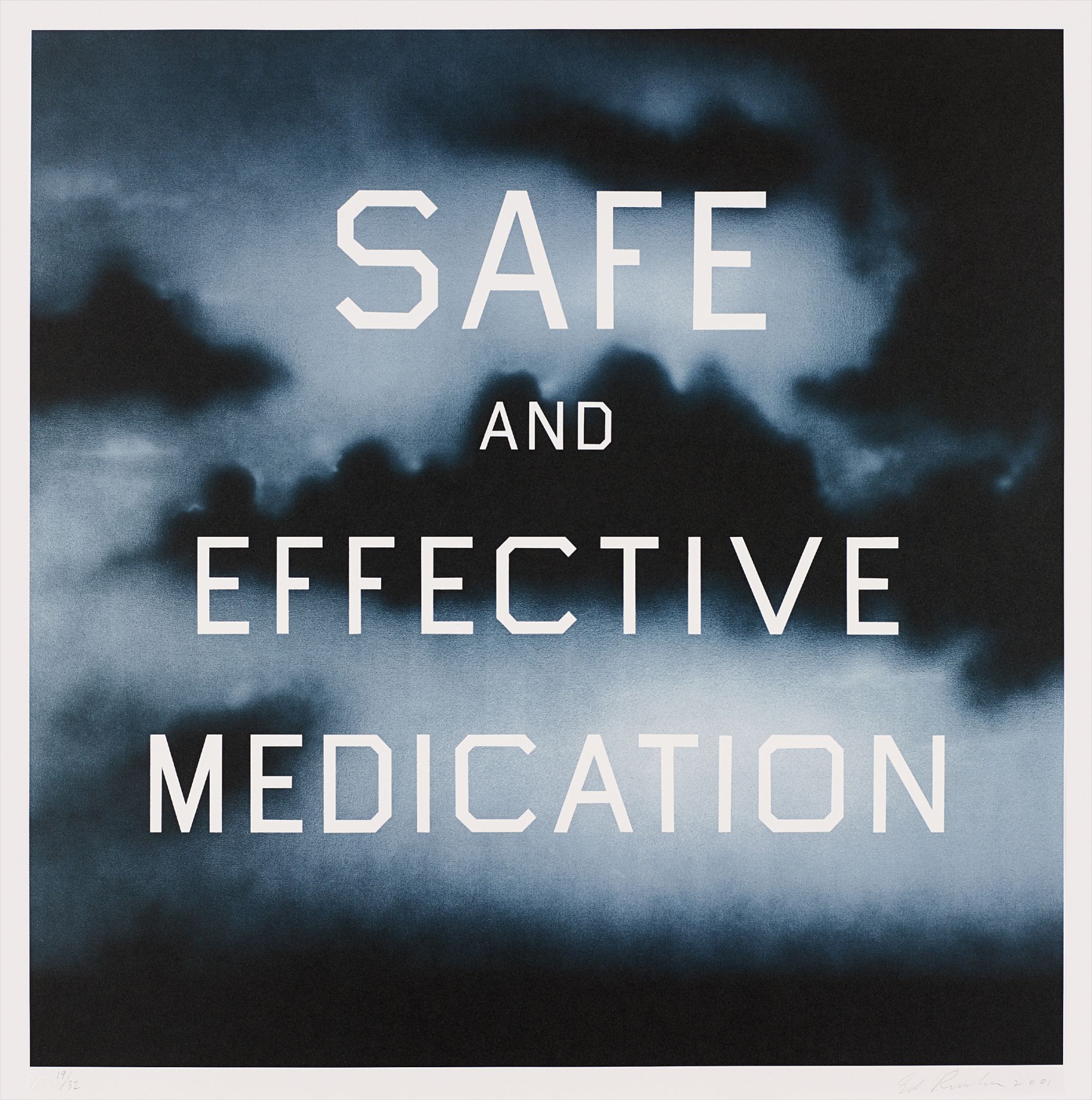 Ed Ruscha — Safe and Effective Medication