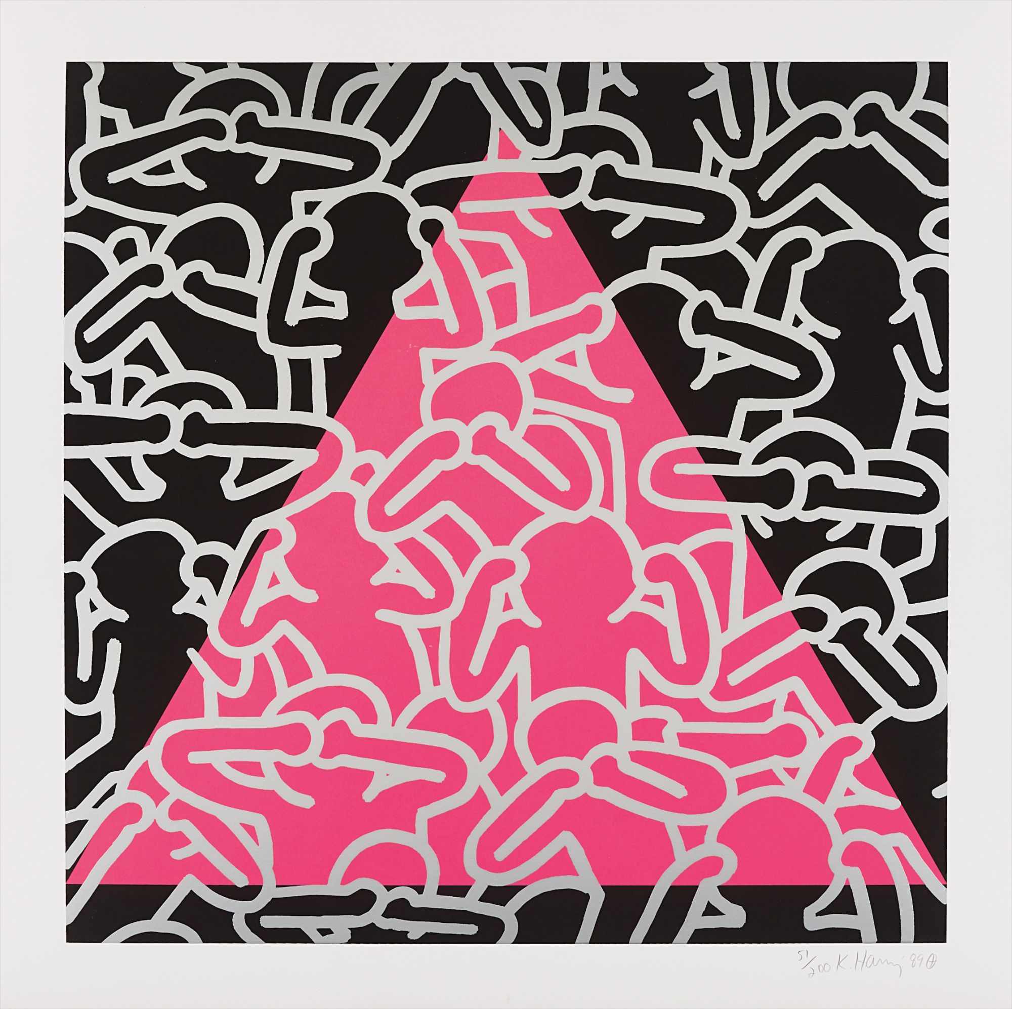 Keith Haring — Silence = Death