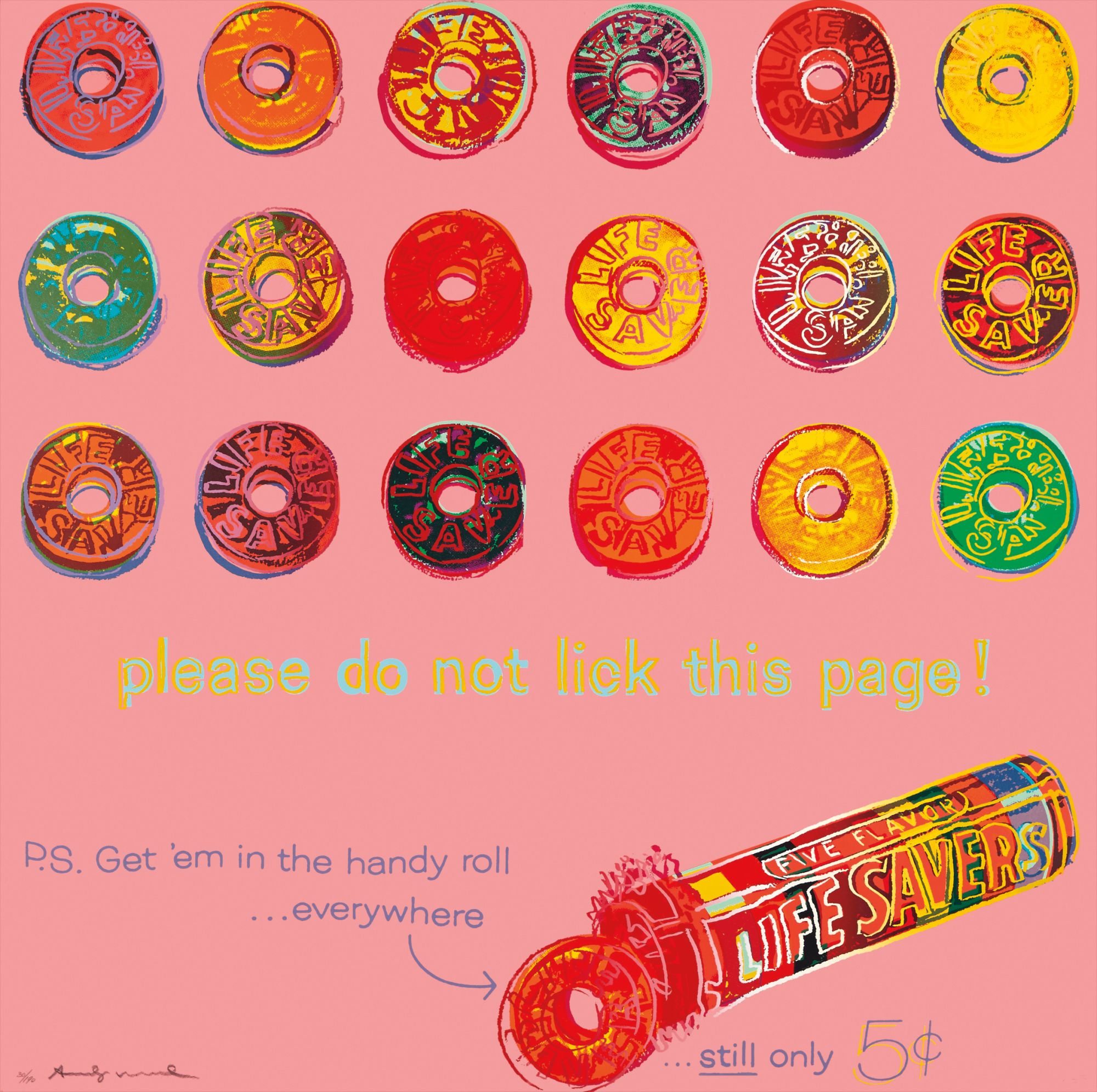 Andy Warhol — Lifesavers, from Ads