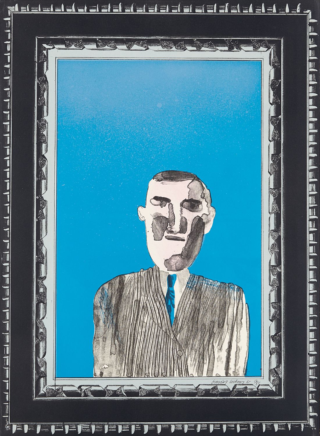 David Hockney — Picture of a Portrait in a Silver Frame, from A Hollywood Collection
