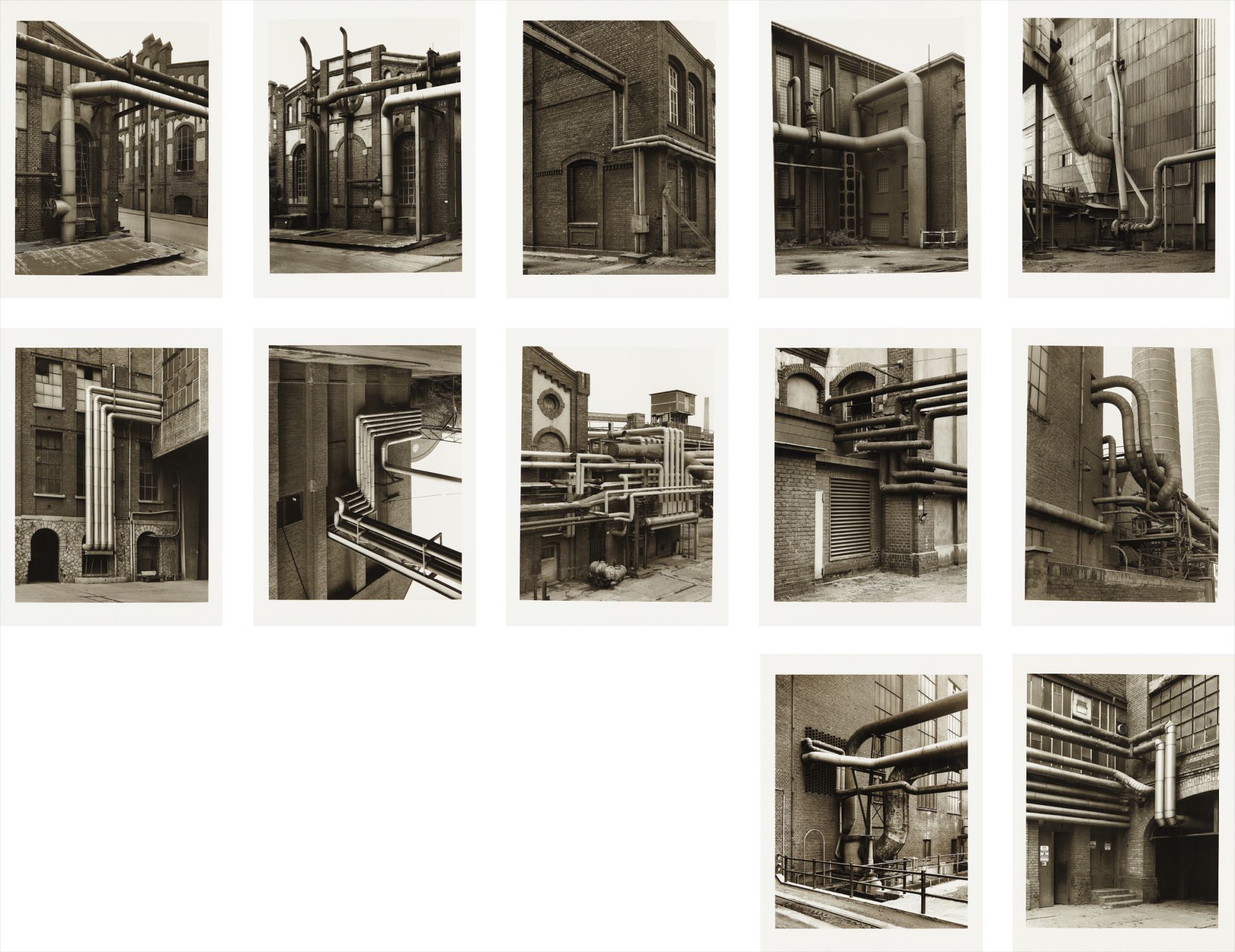 Bernd and Hilla Becher — Walls and Conduits