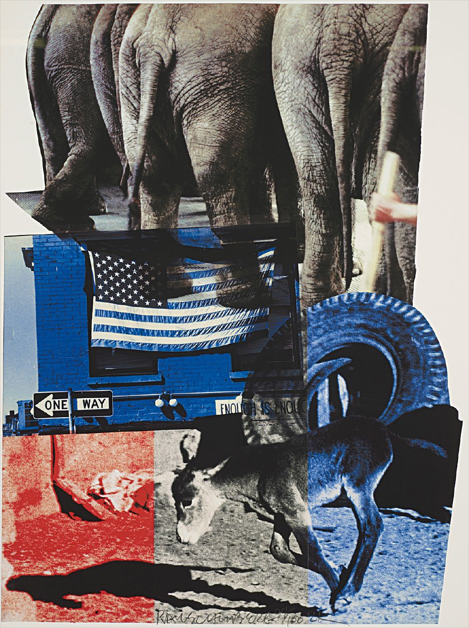 Robert Rauschenberg — Hillary Rodham Clinton Campaign Print