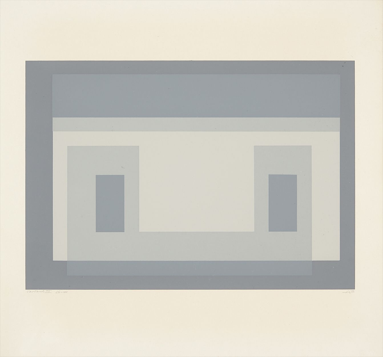 Josef Albers — Variant 3, from Ten Variants