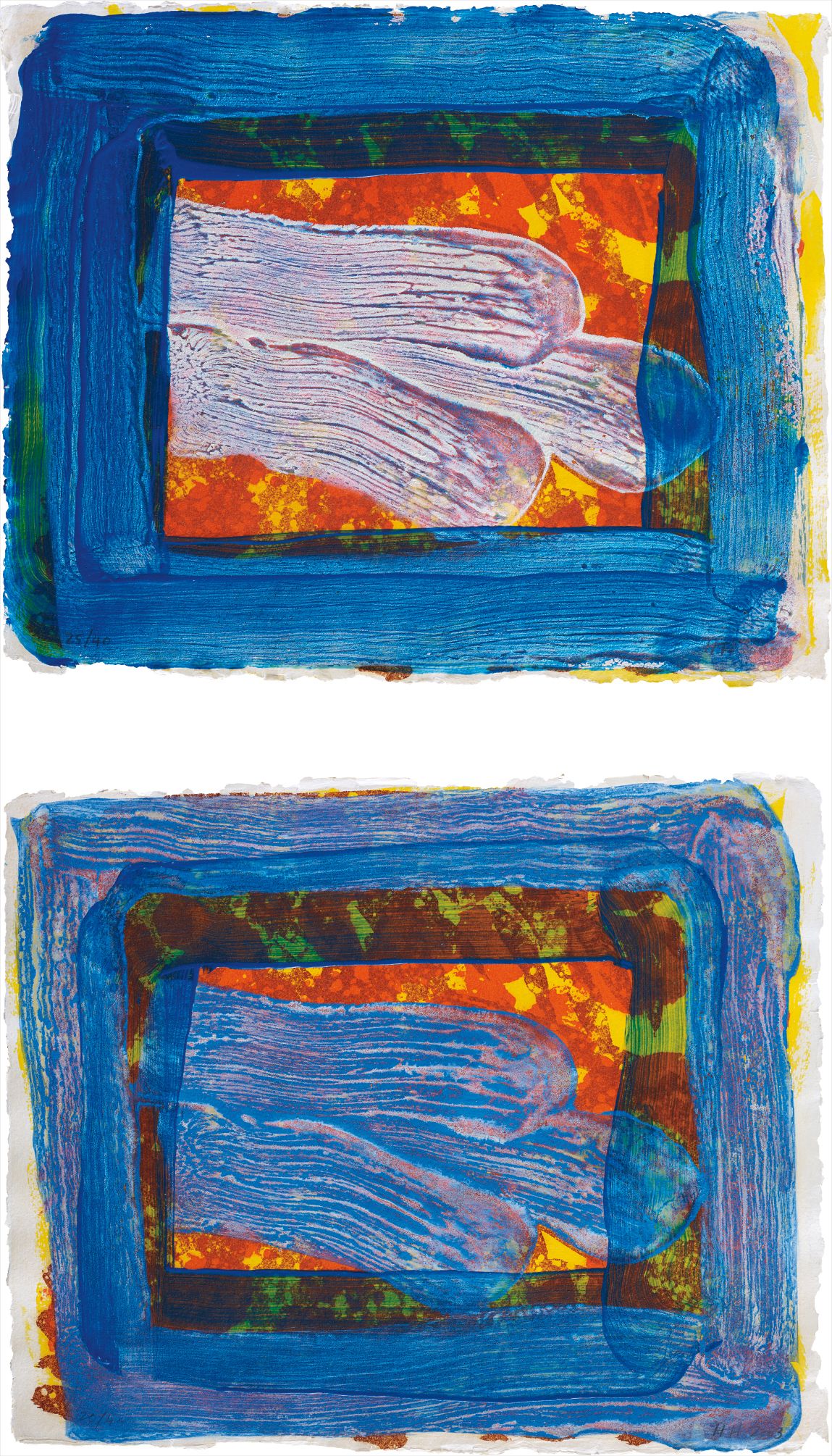 Howard Hodgkin — Two's Company (a); and Two's Company (b)