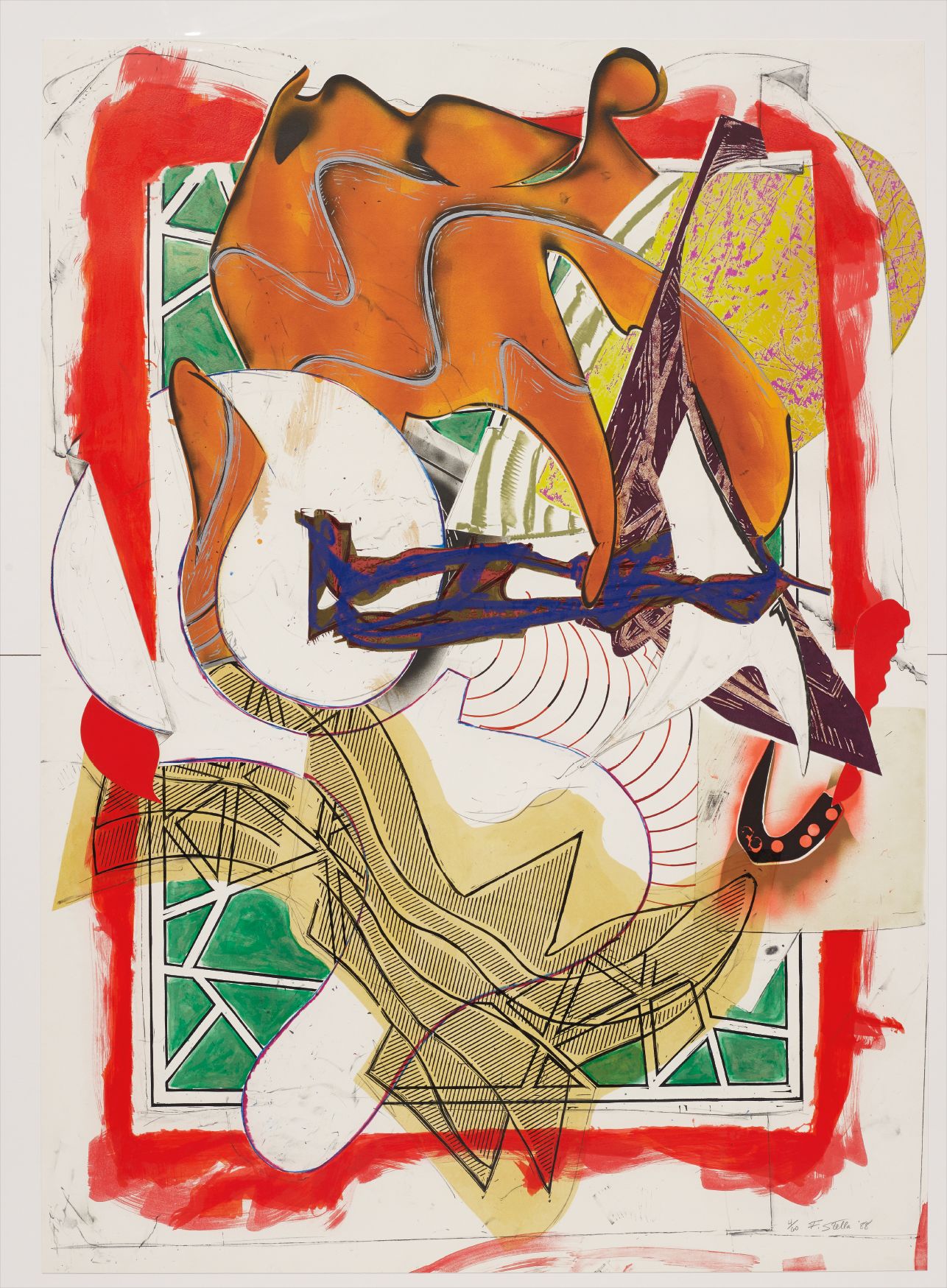 Frank Stella — Hark!, from the Wave II