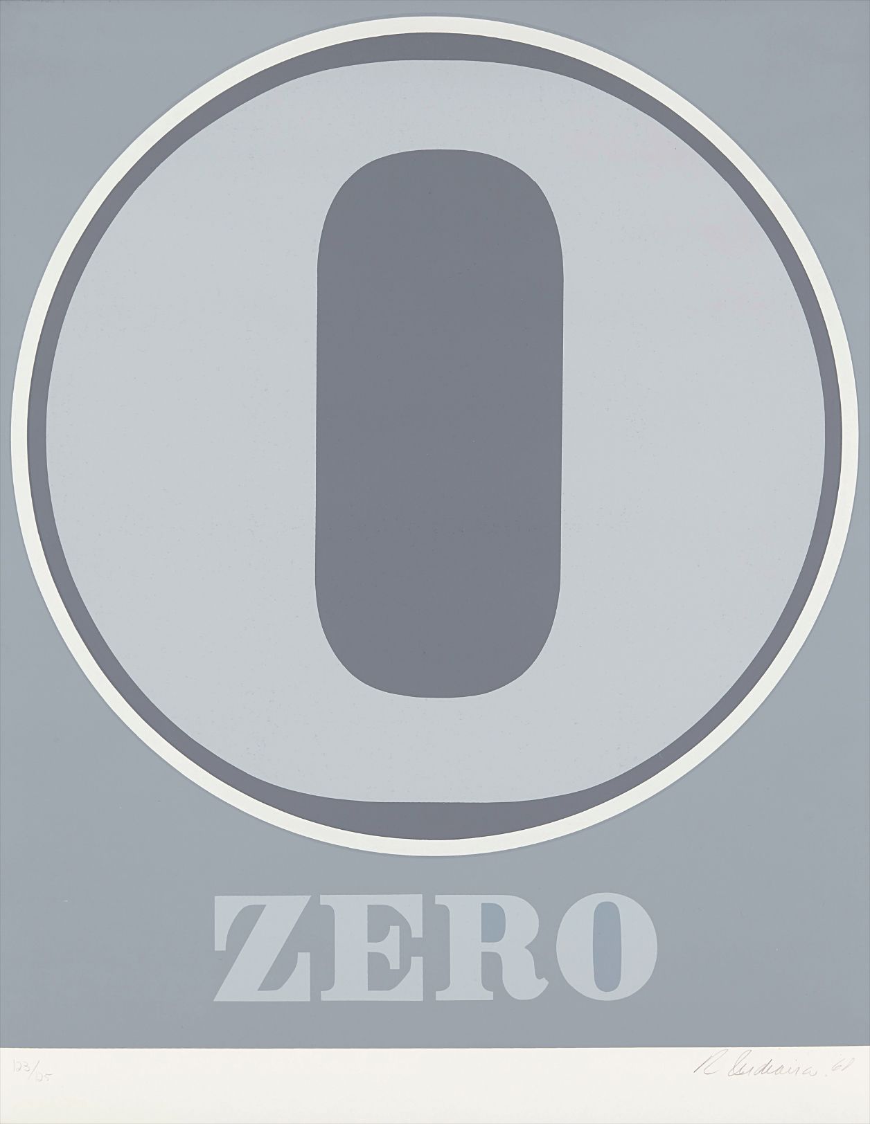 Robert Indiana — Zero, from Numbers