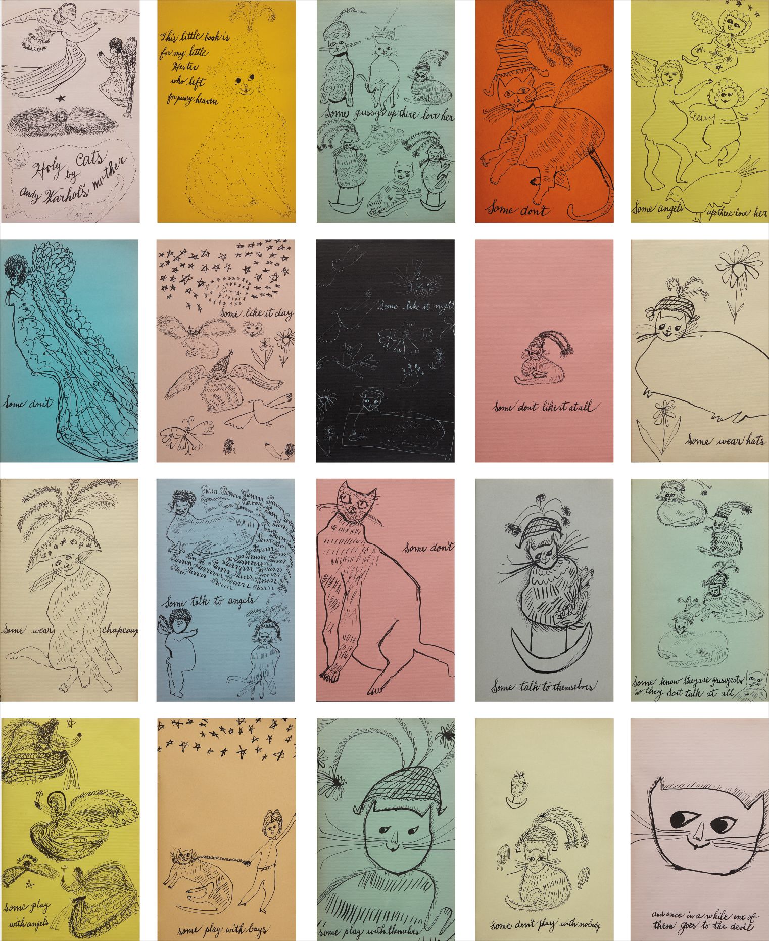 Andy Warhol — Holy Cats by Andy Warhol's Mother book