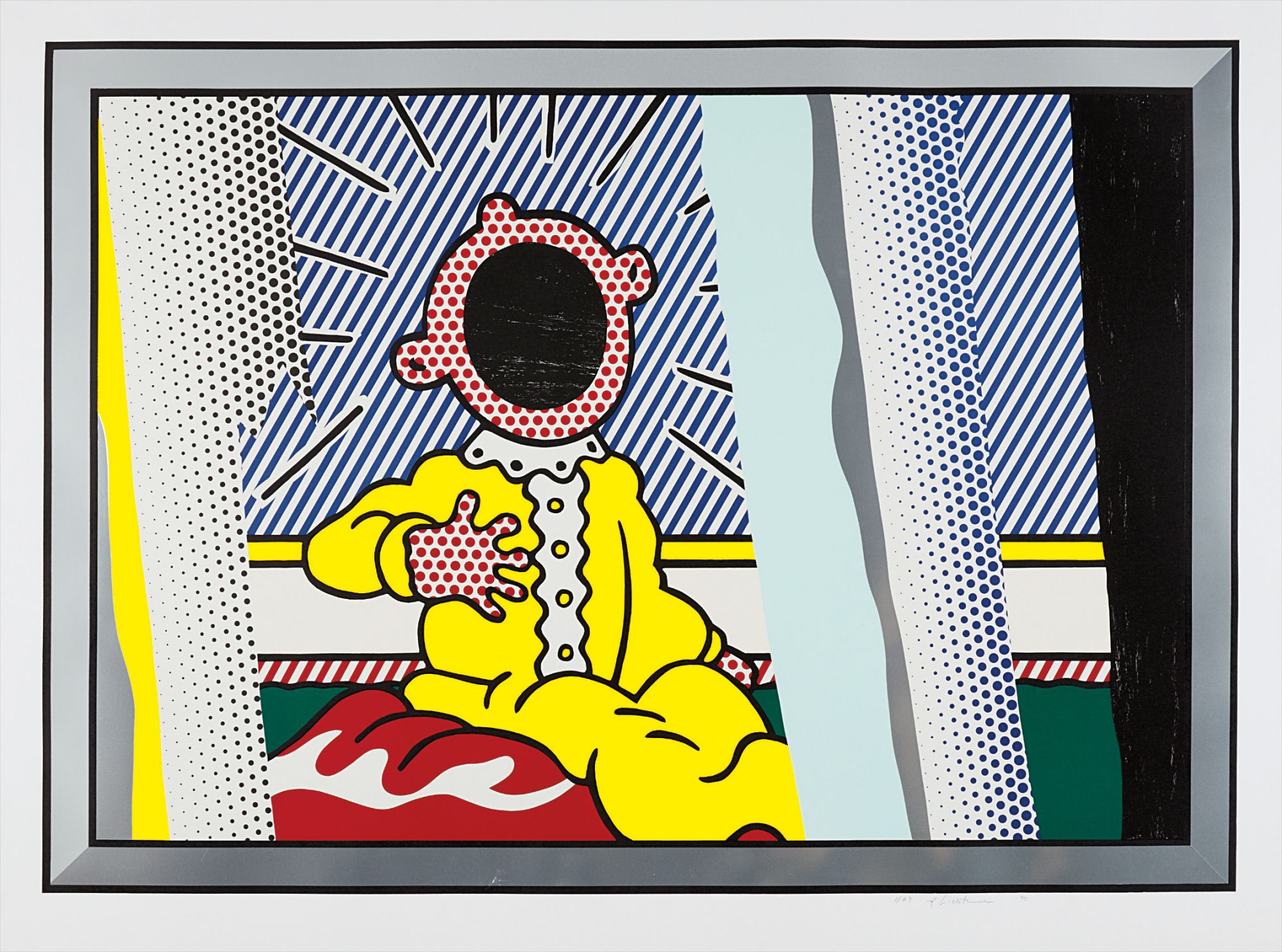 Roy Lichtenstein — Reflections on The Scream, from Reflections series